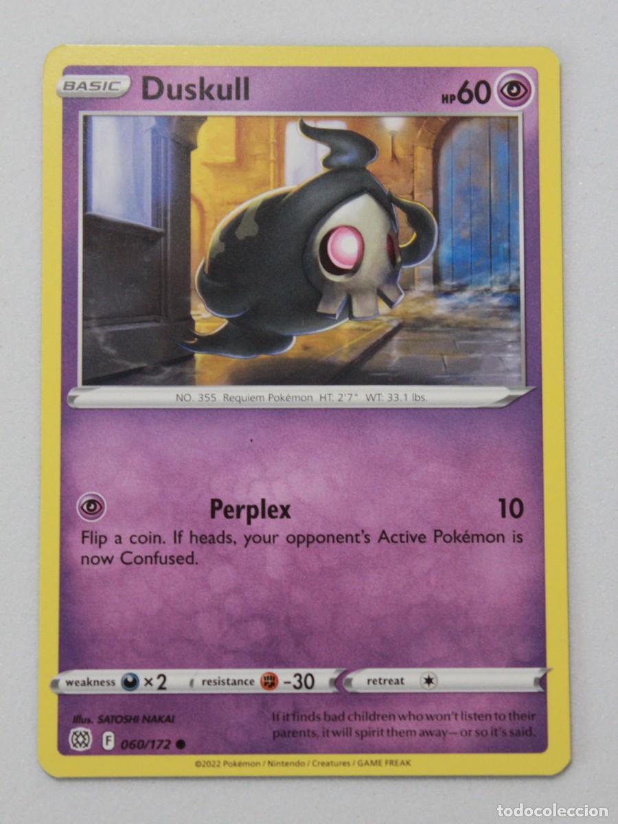 Trading Cards: Carta Pok&eacute;mon Duskull 060/172 Brilliant Stars