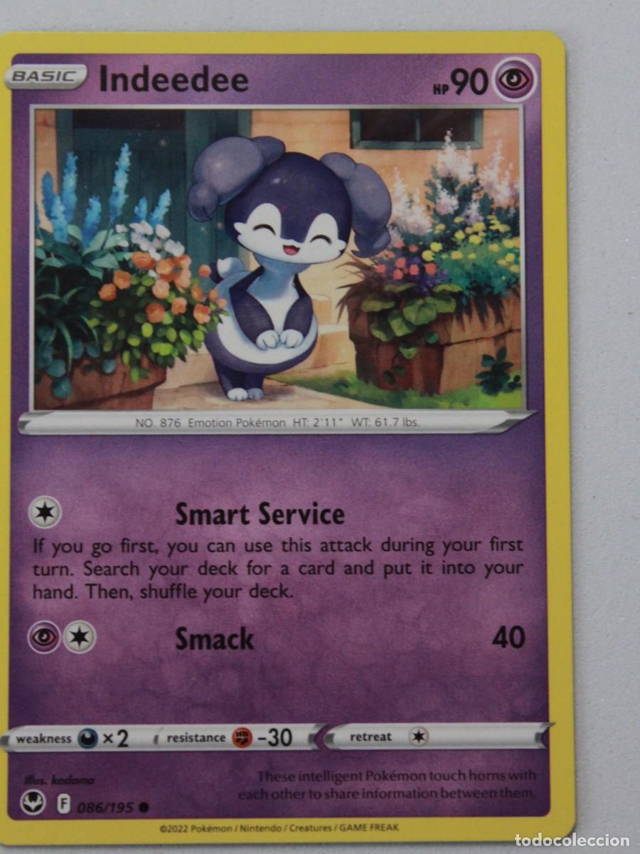 Trading Cards: Carta Pok&eacute;mon Indeedee 086/195 Silver Tempest