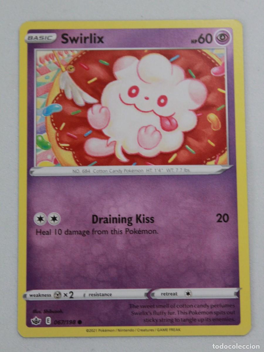 Trading Cards: Carta Pok&eacute;mon Swirlix 067/198 Chilling Reign