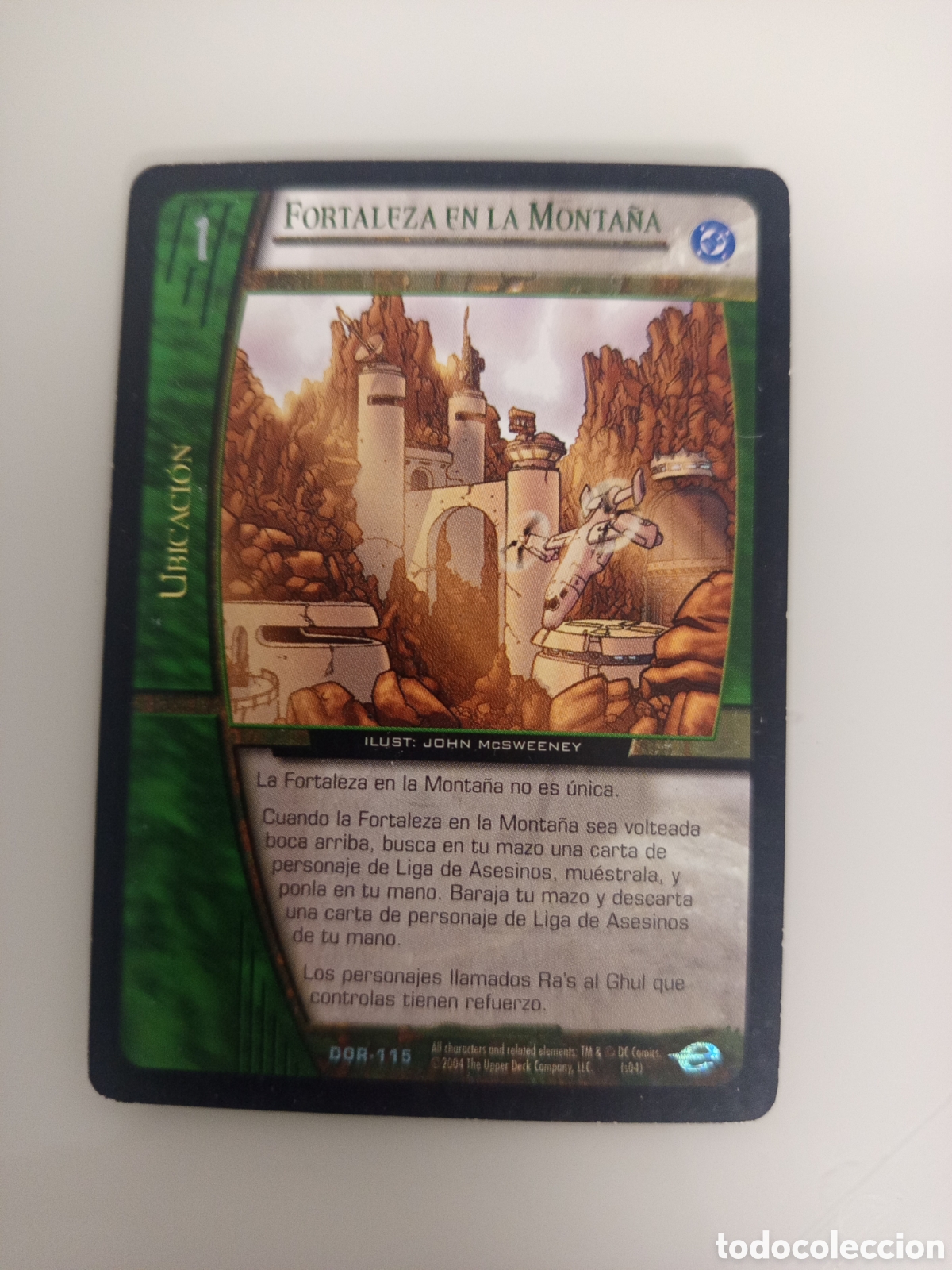 Trading Cards: ❇️ CROMO CARD FORTALEZA EN LA MONTA&Ntilde;A VS SYSTEMS SUPERHEROES UPPER DECK ENTERTAINMENT 2004 ❇️