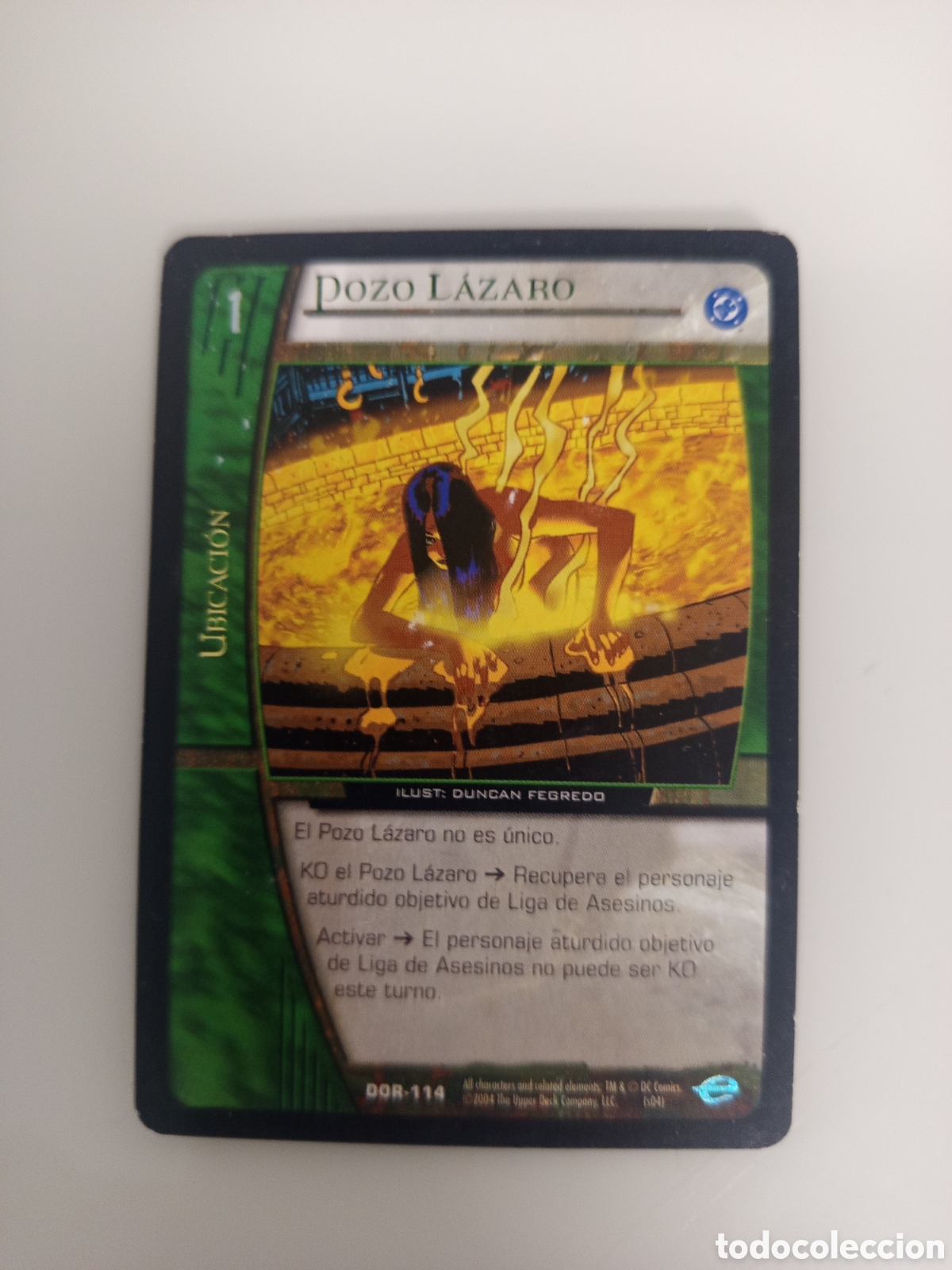 Trading Cards: ❇️ CROMO CARD POZO L&Aacute;ZARO VS SYSTEMS SUPERHEROES UPPER DECK ENTERTAINMENT 2004 ❇️