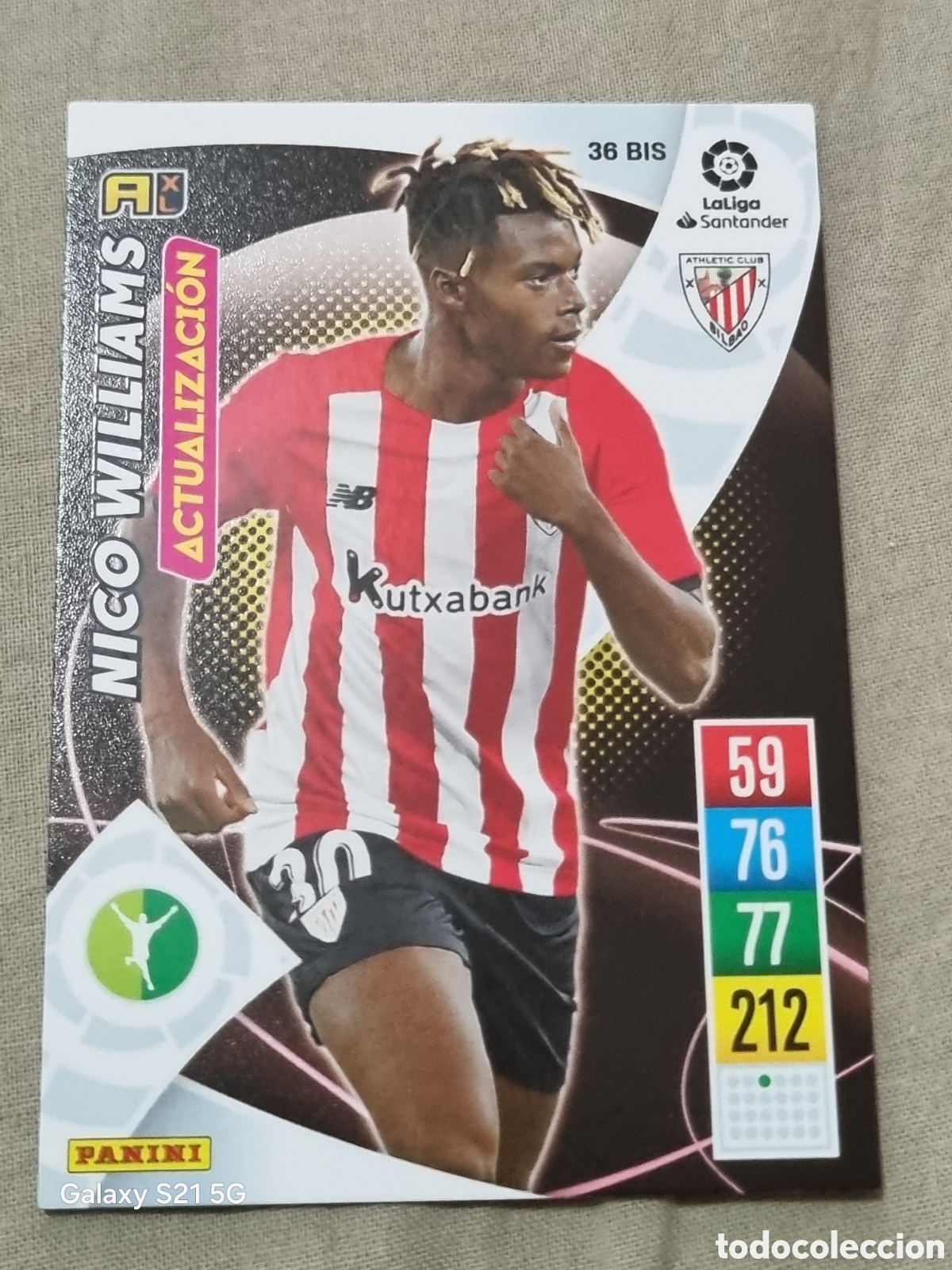 Trading Cards: 36 BIS - NICO WILLIAMS ACTUALIZACI&Oacute;N ADRENALYN 2021-2022