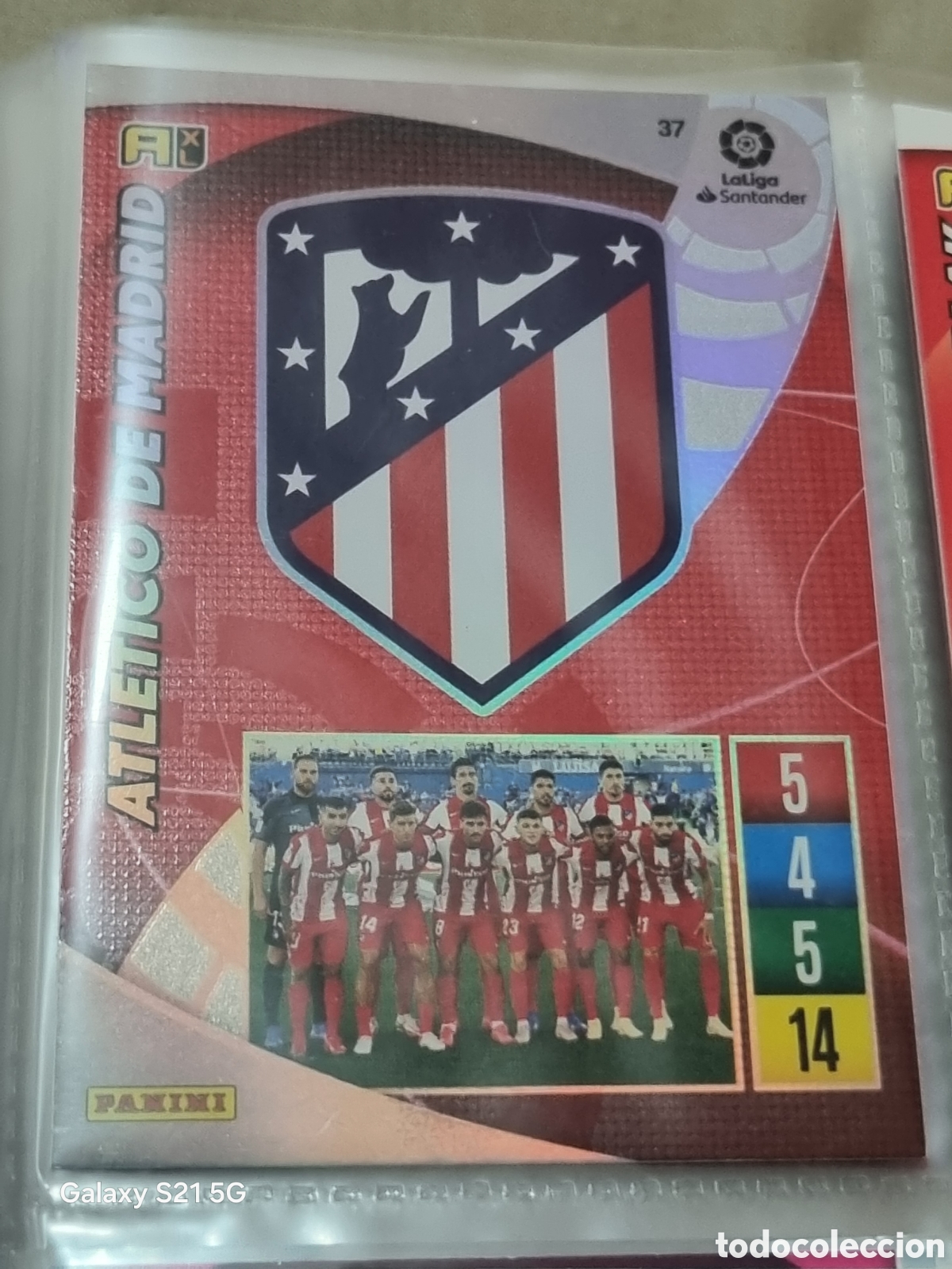 Trading Cards: 37 - ESCUDO AT.MADRID ADRENALYN 2021-2022