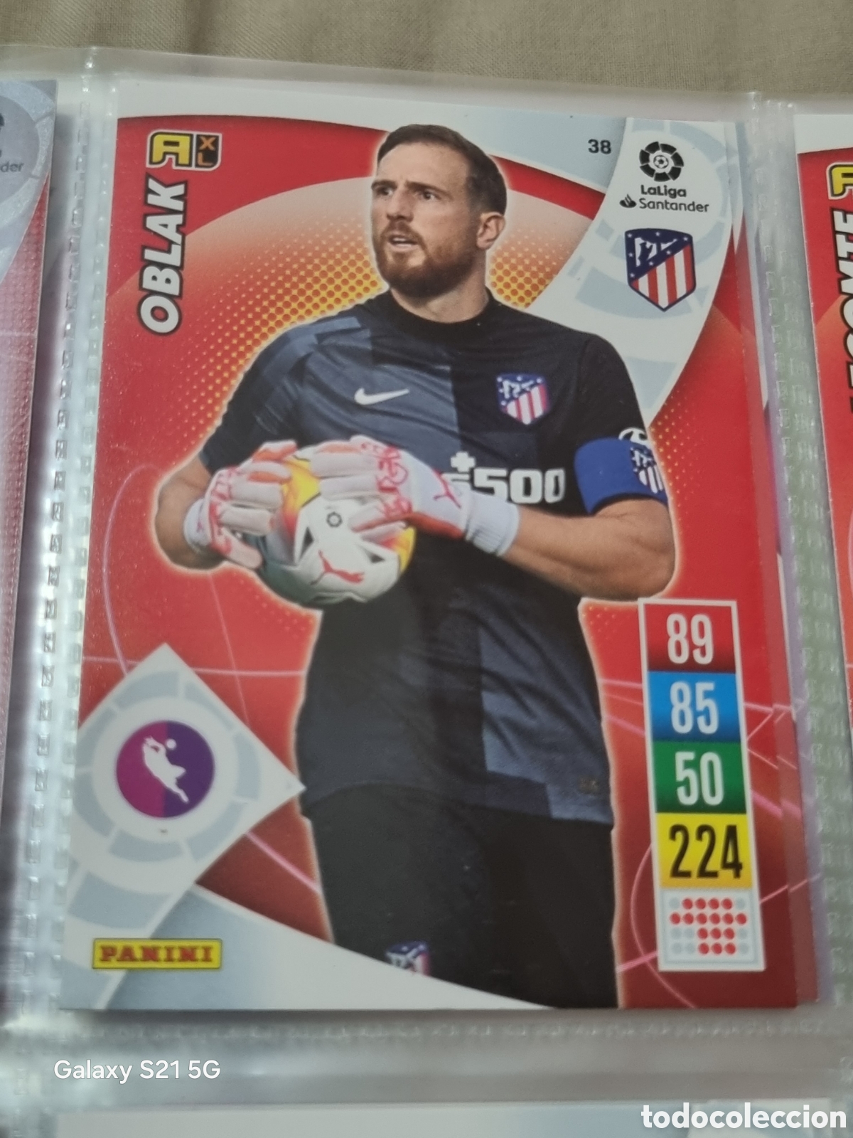 Trading Cards: 38 - OBLAK, AT.MADRID ADRENALYN 2021-2022