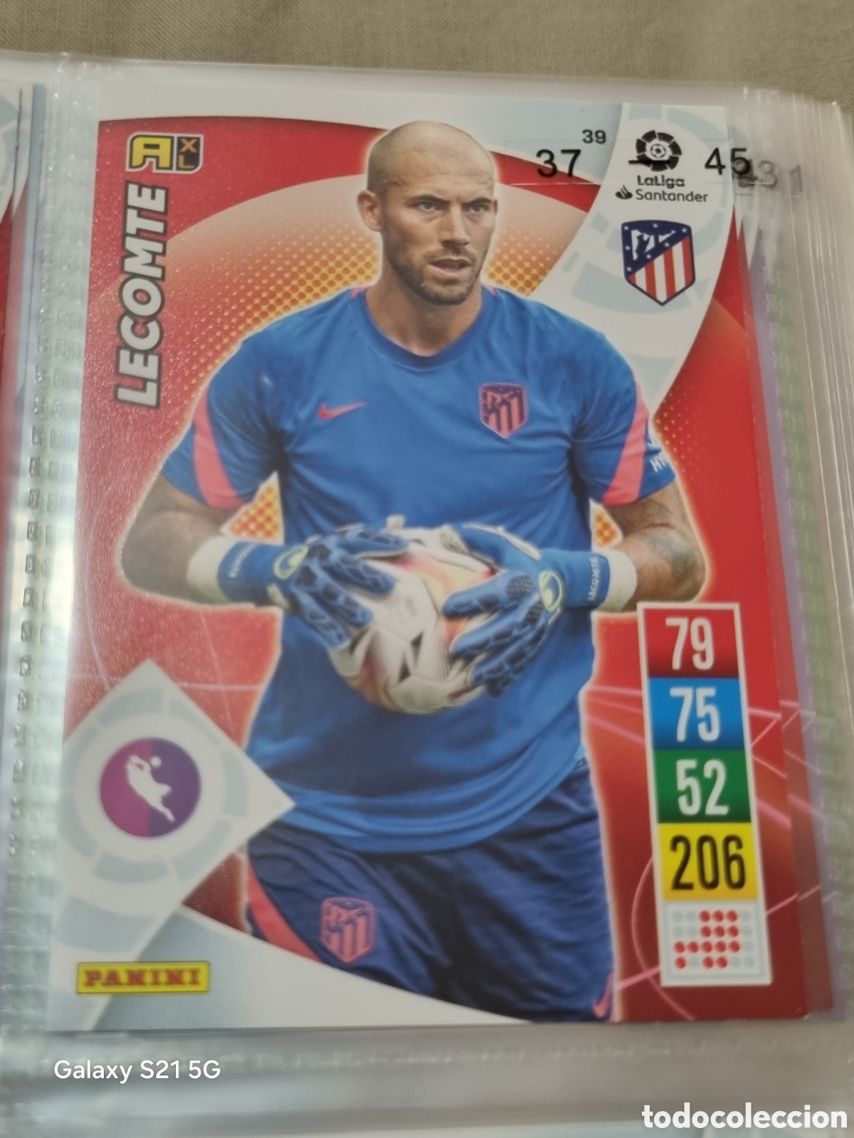 Trading Cards: 39 - LECOMTE, AT.MADRID ADRENALYN 2021-2022