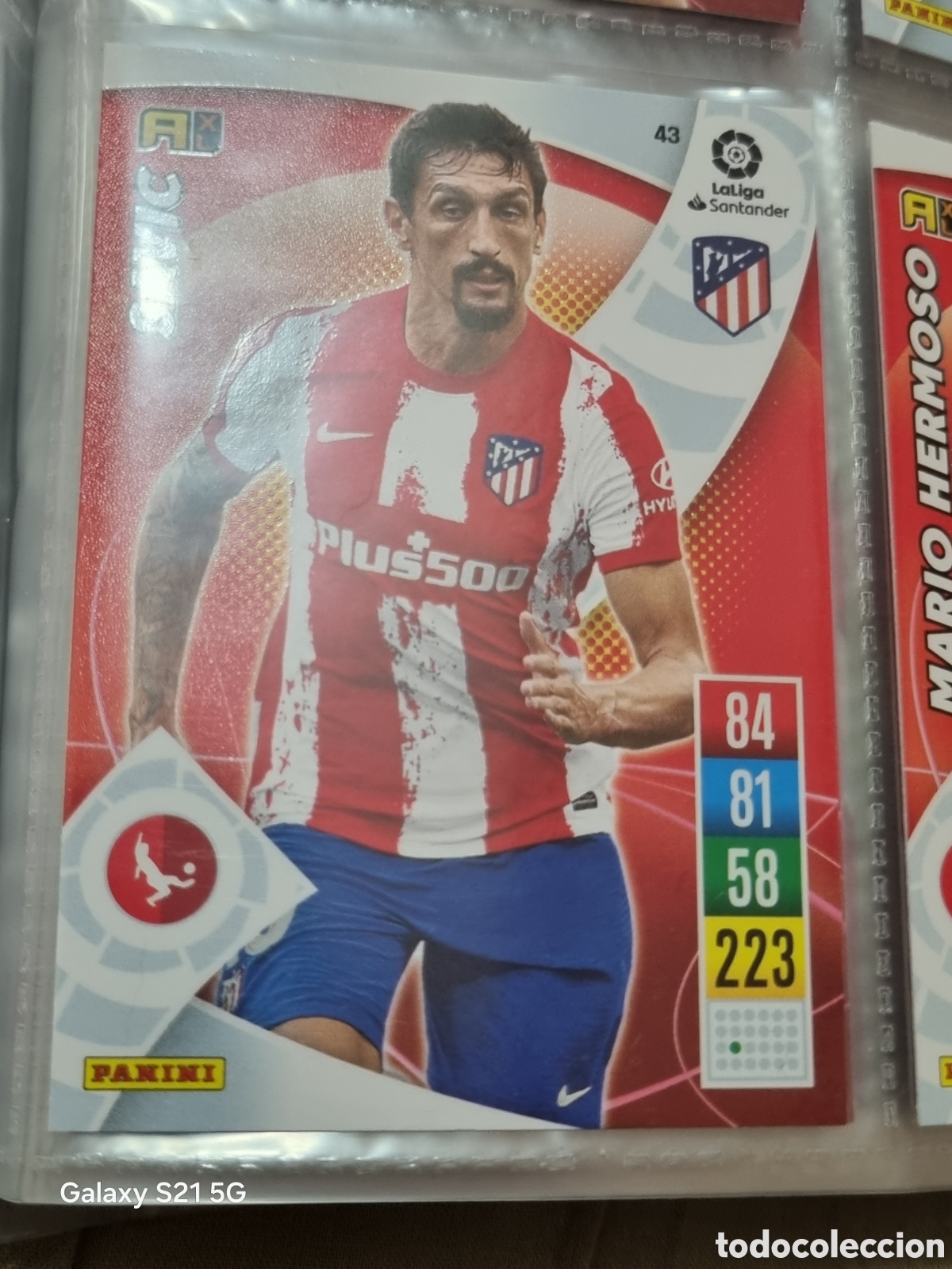 Trading Cards: 43 - SAVIC , AT.MADRID ADRENALYN 2021-2022