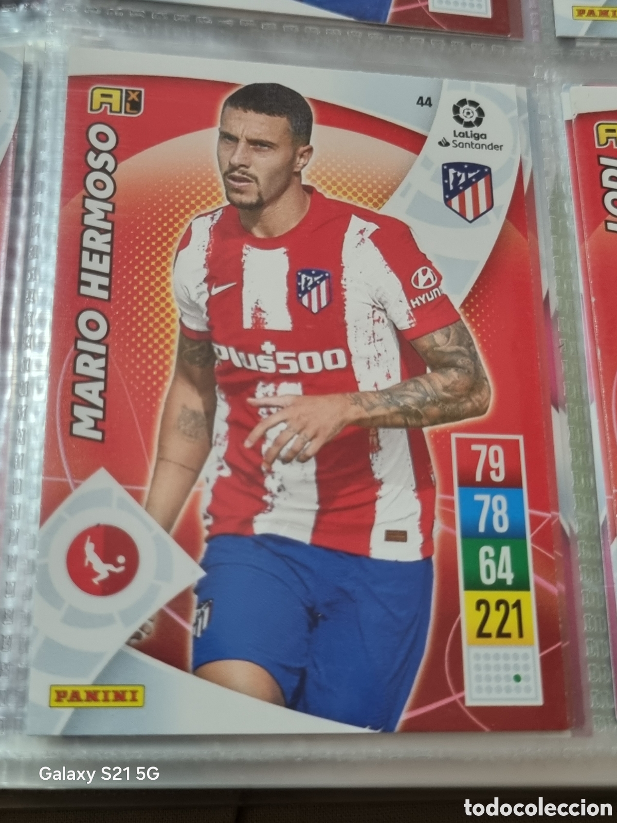 Trading Cards: 44 - MARIO HERMOSO, AT.MADRID ADRENALYN 2021-2022