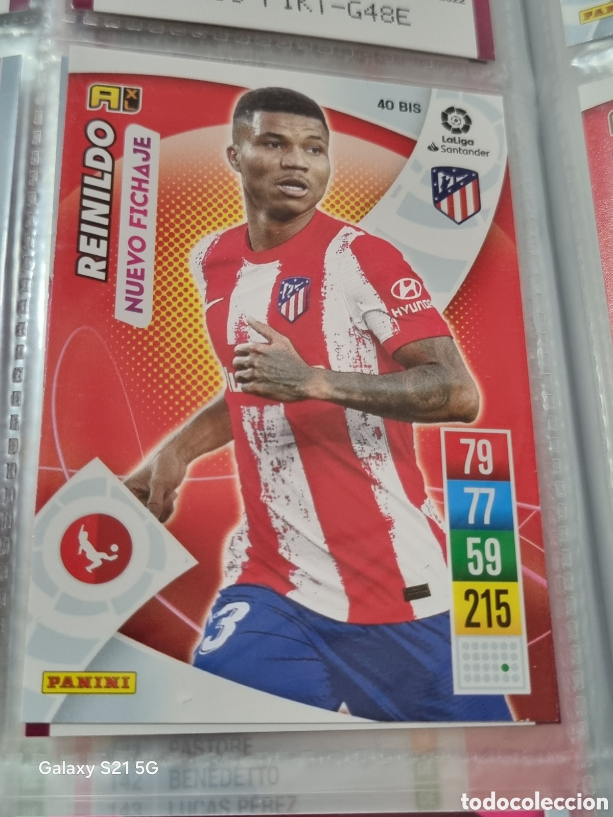 Trading Cards: 40 BIS - REINILDO, AT.MADRID NUEVO FICHAJE ADRENALYN 2021-2022