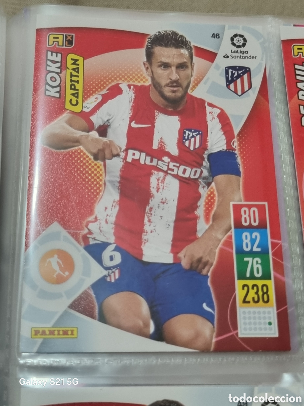 Trading Cards: 46 - KOKE, AT.MADRID ADRENALYN 2021-2022