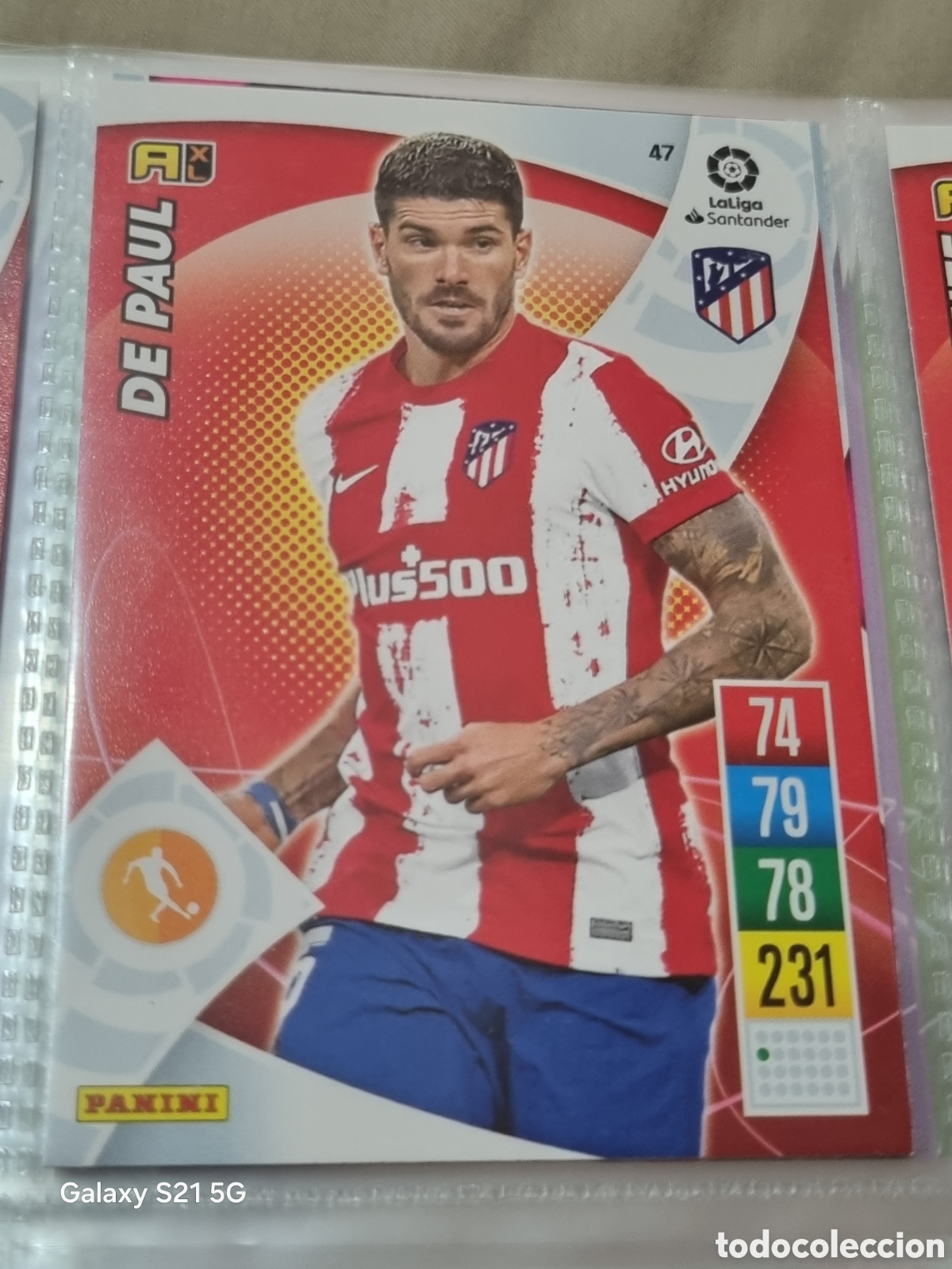 Trading Cards: 47 - DE PAUL , AT.MADRID ADRENALYN 2021-2022