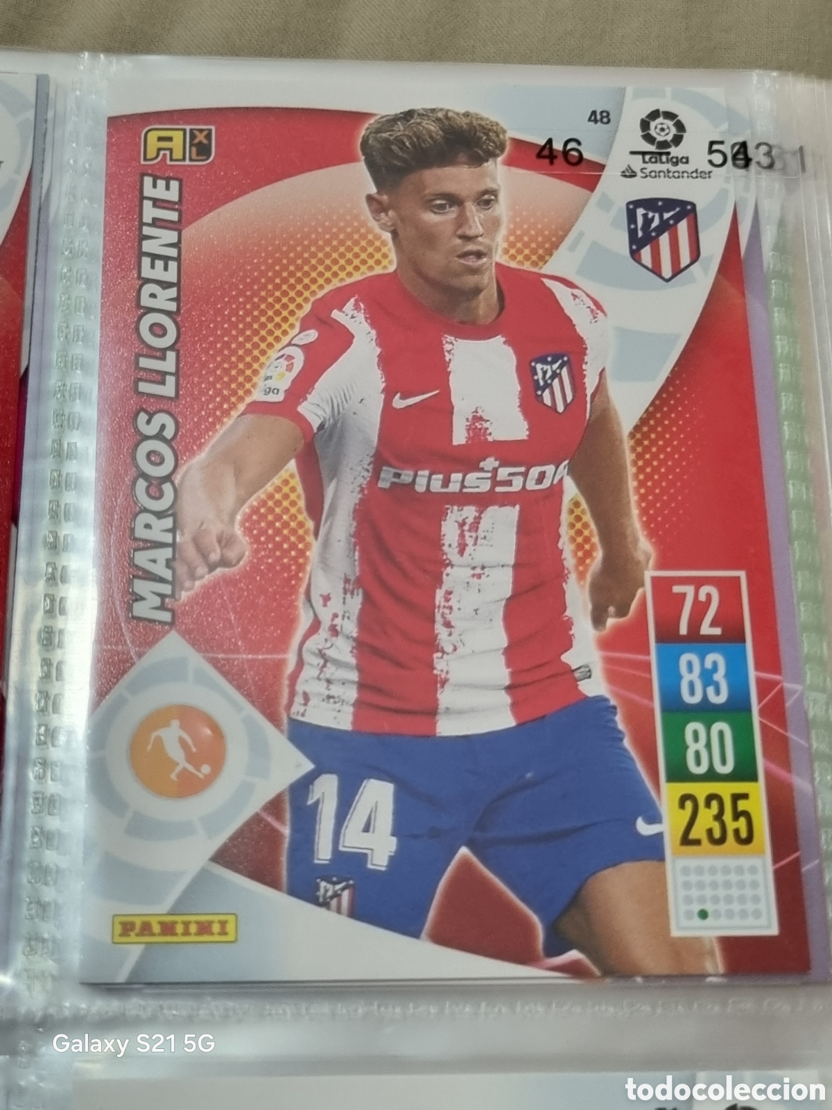 Trading Cards: 48 - MARCOS LLORENTE, AT.MADRID ADRENALYN 2021-2022