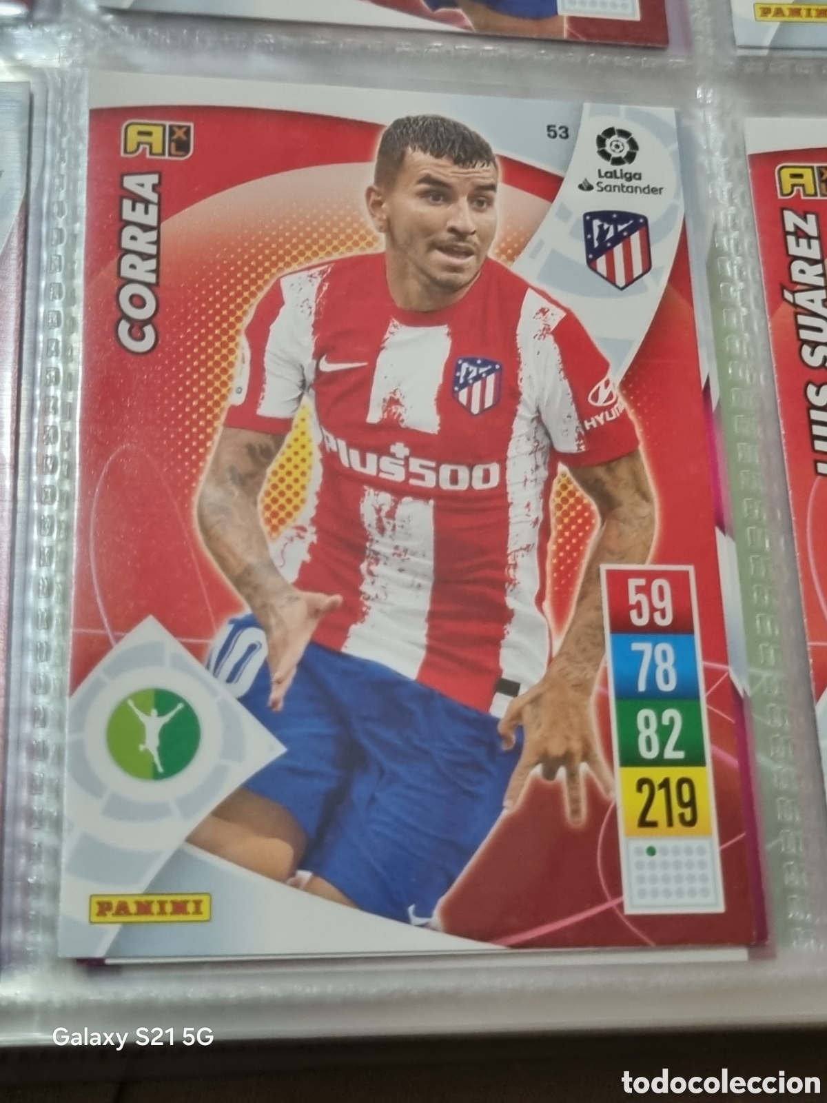 Trading Cards: 53 - CORREA, AT.MADRID ADRENALYN 2021-2022