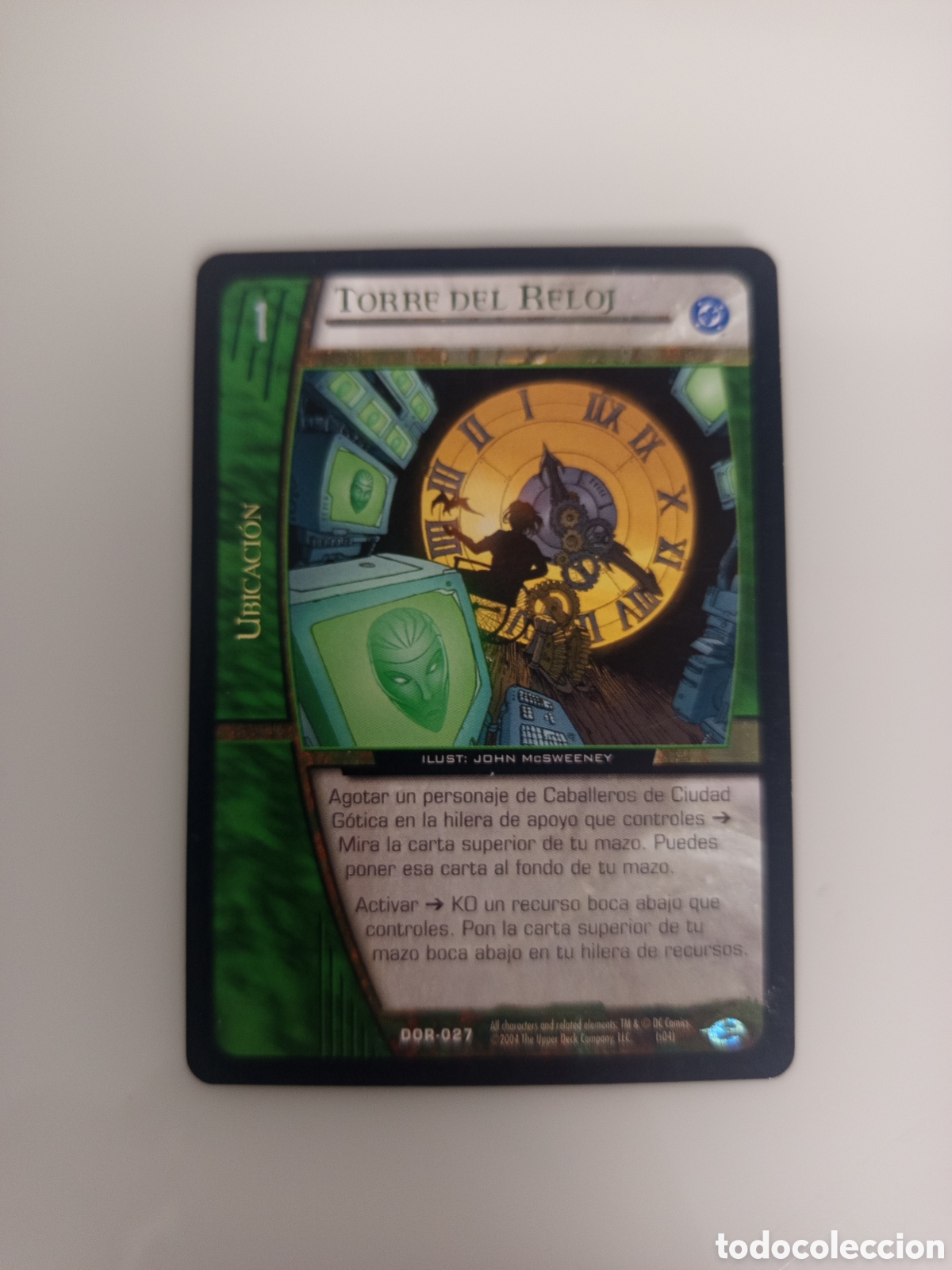 Cartas Colecion&aacute;veis: ❇️ CROMO CARD TORRE DEL RELOJ VS SYSTEMS SUPERHEROES UPPER DECK ENTERTAINMENT 2004 ❇️