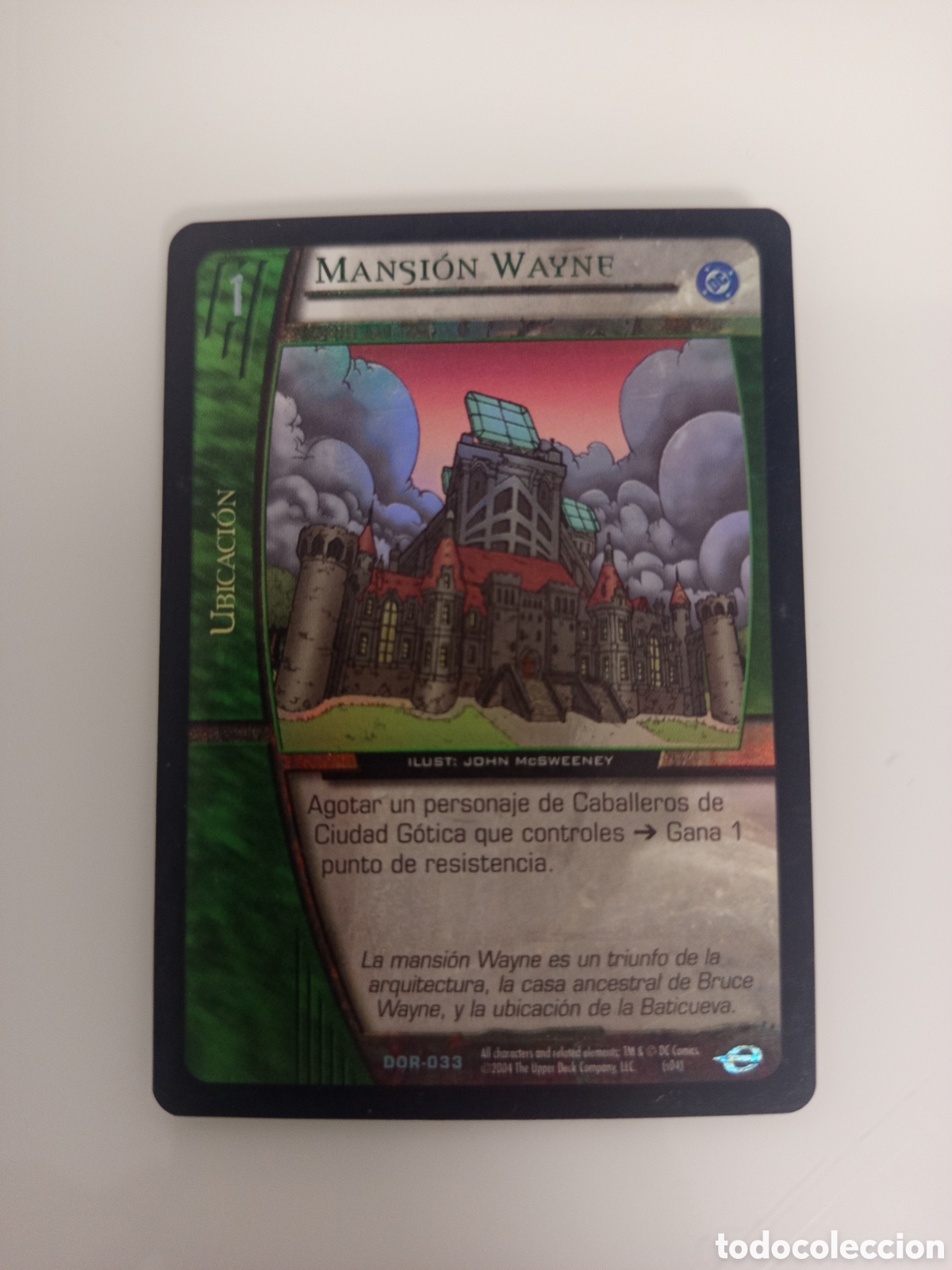 Cartas Colecion&aacute;veis: ❇️ CROMO CARD MANSI&Oacute;N WAYNE VS SYSTEMS SUPERHEROES UPPER DECK ENTERTAINMENT 2004 ❇️
