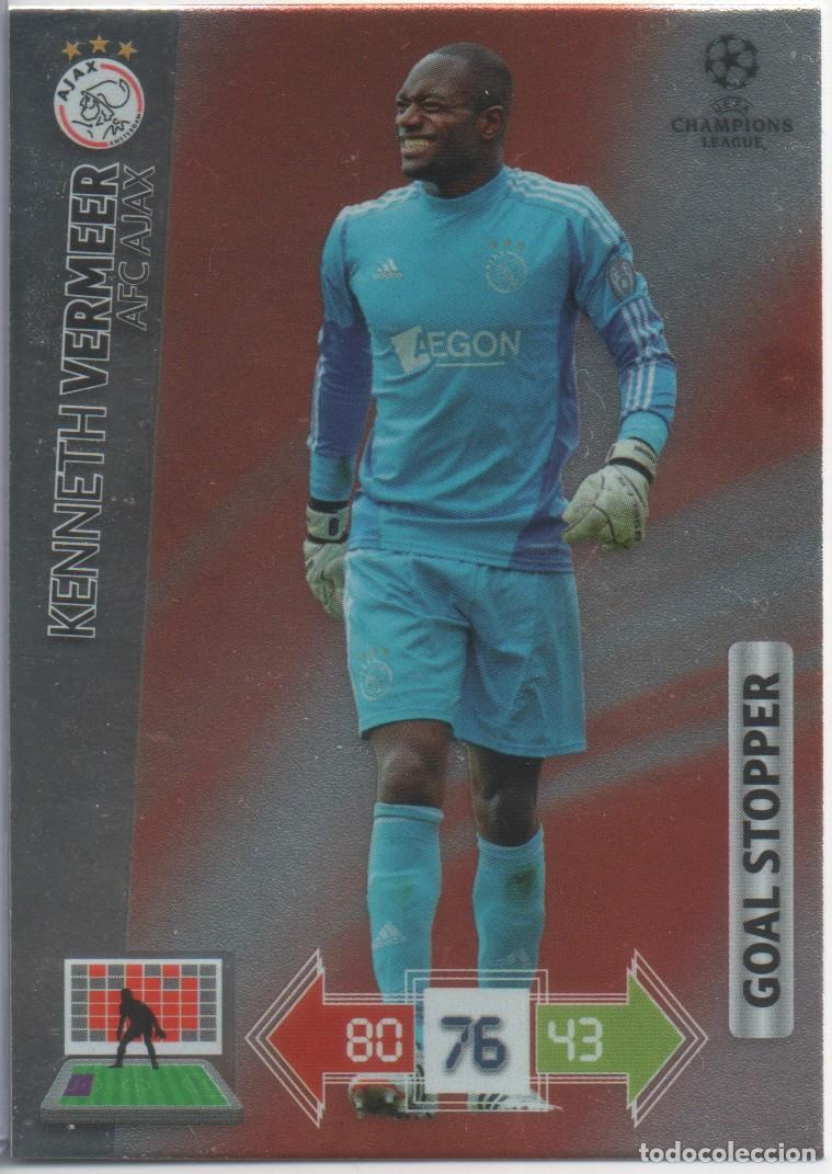 Trading Cards: Kenneth Vermeer (Ajax) Goal Stopper Adrenalyn XL Champions 2012-13 de Panini