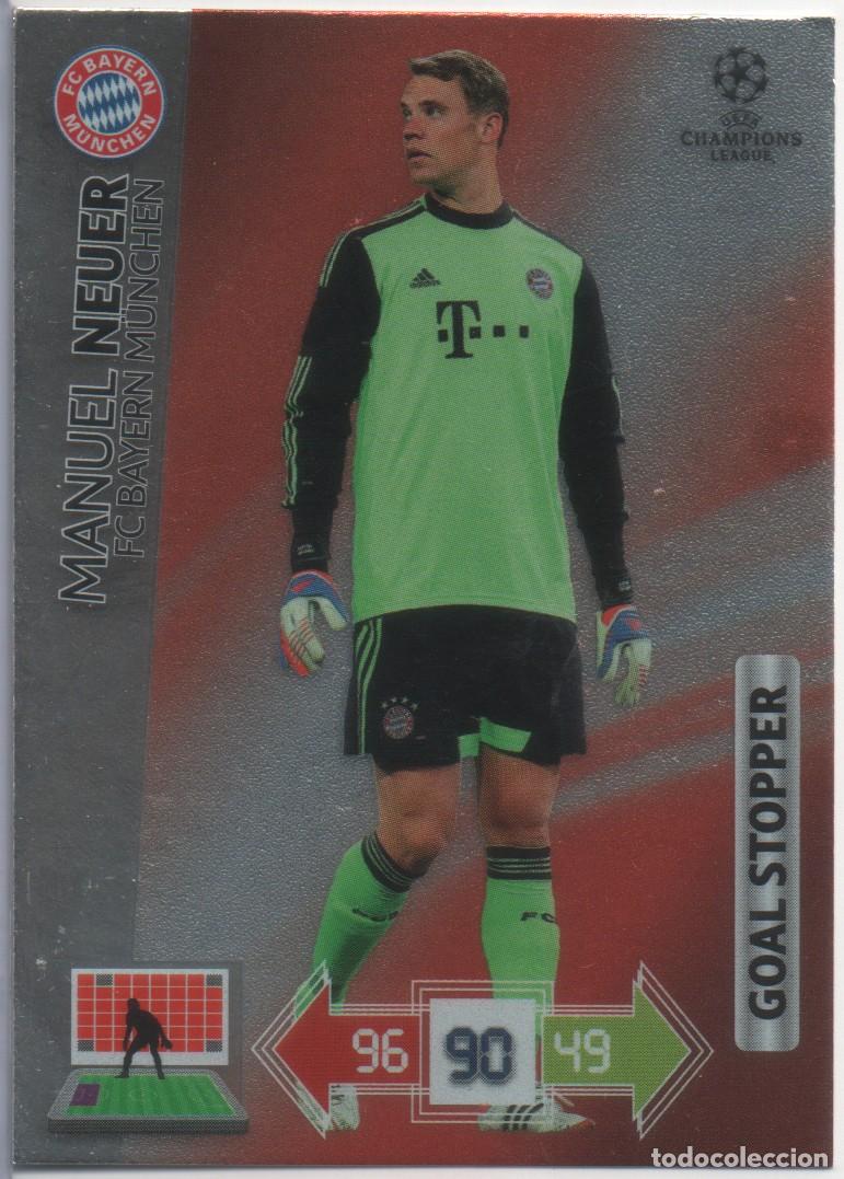 Trading Cards: Manuel Neuer (Bayern Munich) Goal Stopper Adrenalyn XL Champions 2012-13 de Panini