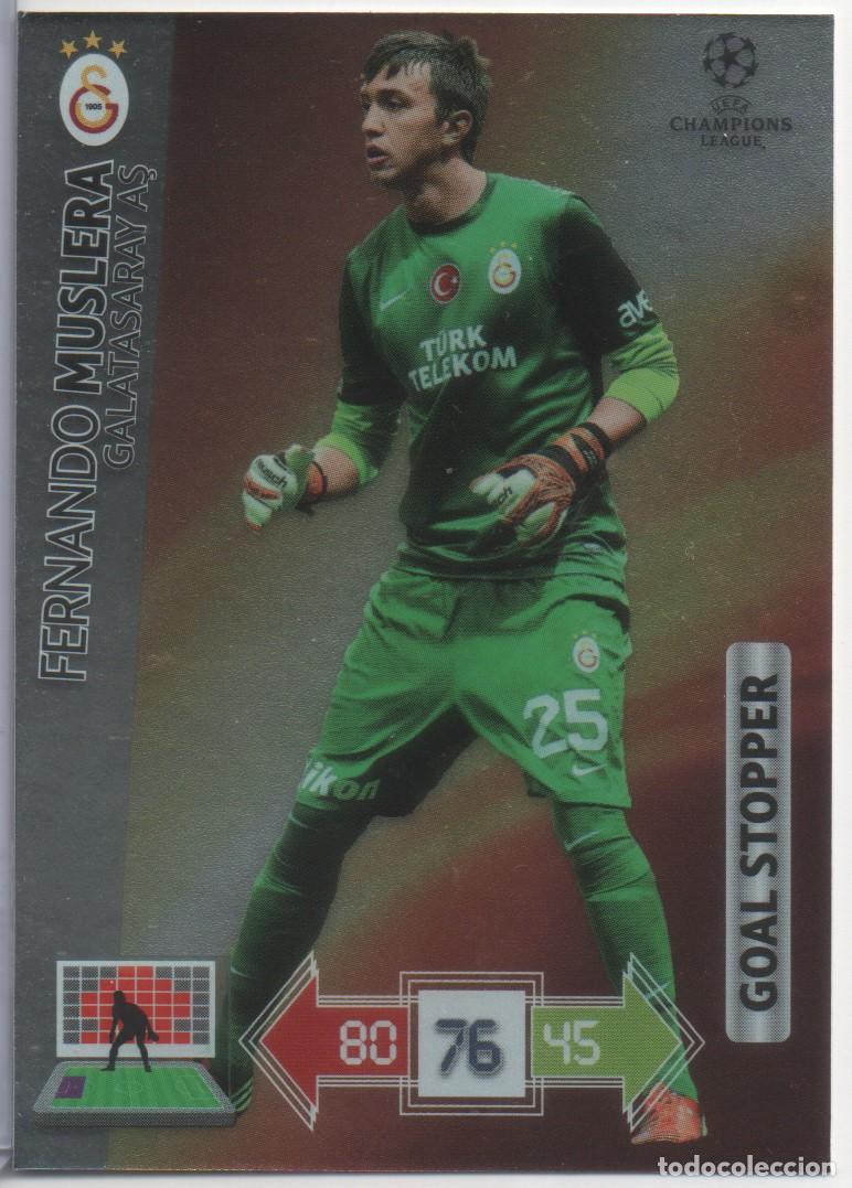 Trading Cards: Fernando Muslera (Galatasaray) Goal Stopper Adrenalyn XL Champions 2012-13 de Panini