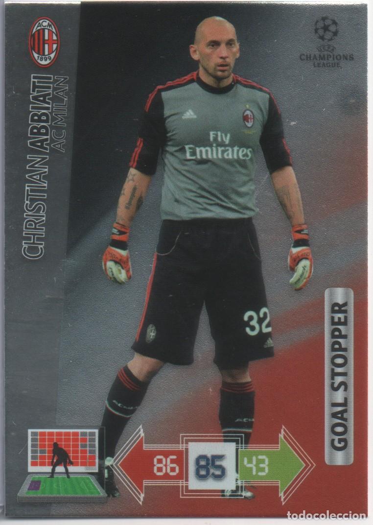 Trading Cards: Christian Abbiati (Milan) Goal Stopper Adrenalyn XL Champions 2012-13 de Panini
