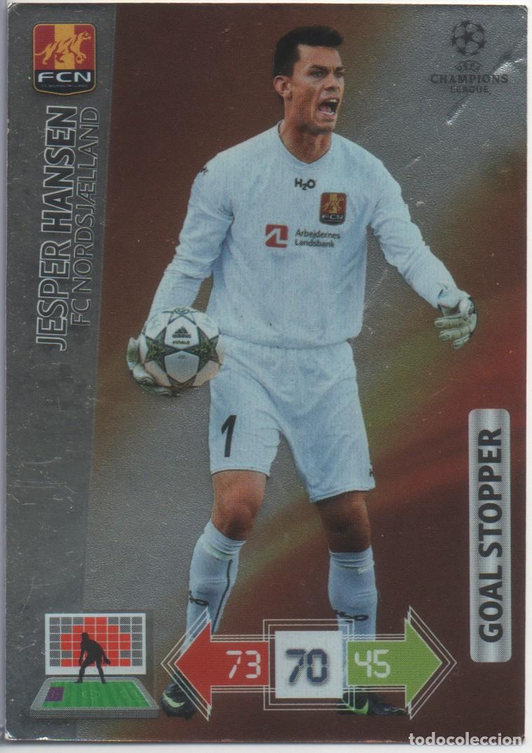 Trading Cards: Jesper Hansen (FC Nordsjaelland) Goal Stopper Adrenalyn XL Champions 2012-13 de Panini