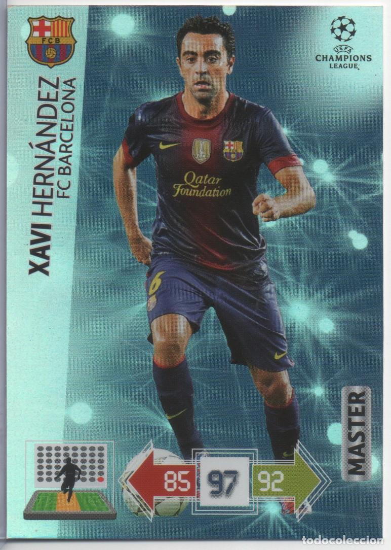 Trading Cards: Xavi Hern&aacute;ndez (FC Barcelona) Master Adrenalyn XL Champions 2012-13 de Panini