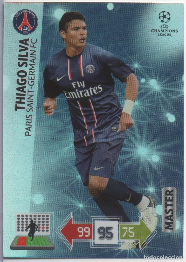 Trading Cards: Thiago Silva (PSG) Master Adrenalyn XL Champions 2012-13 de Panini