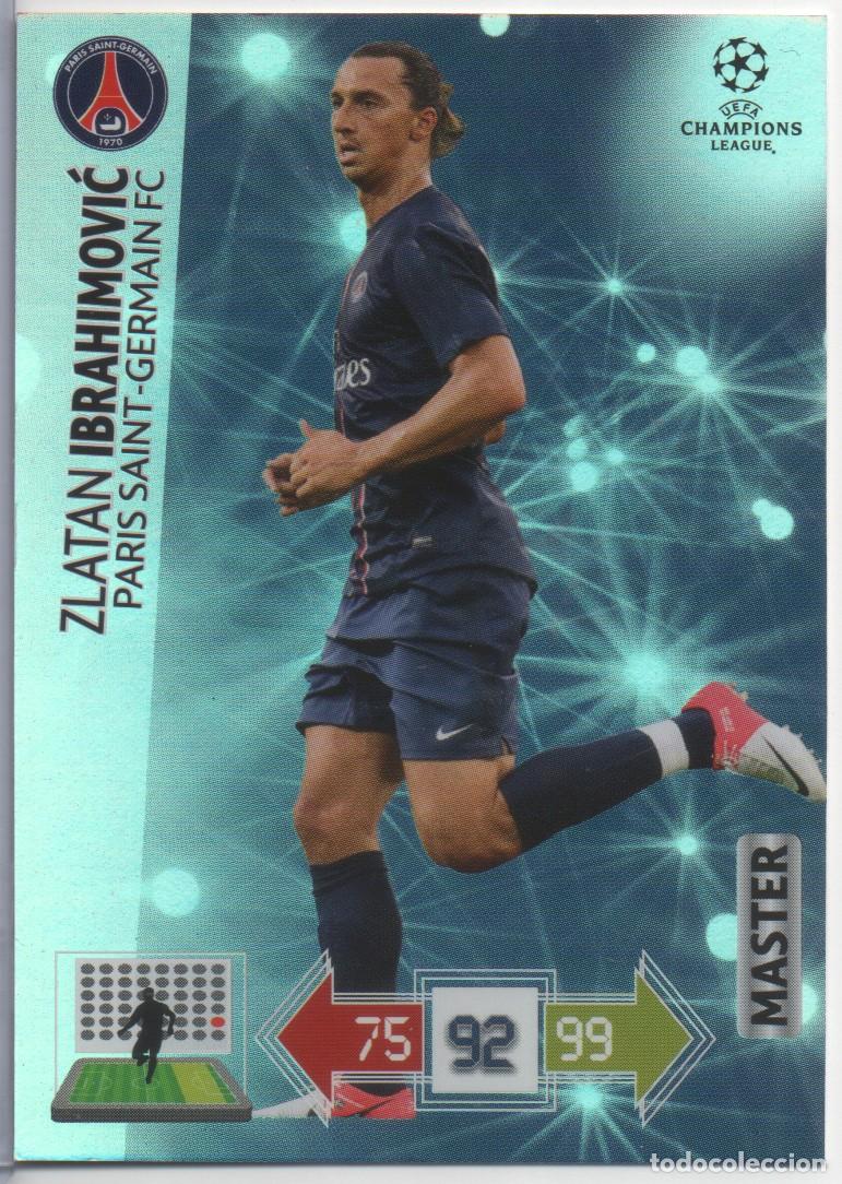 Trading Cards: Zlatan Ibrahimovic (PSG) Master Adrenalyn XL Champions 2012-13 de Panini