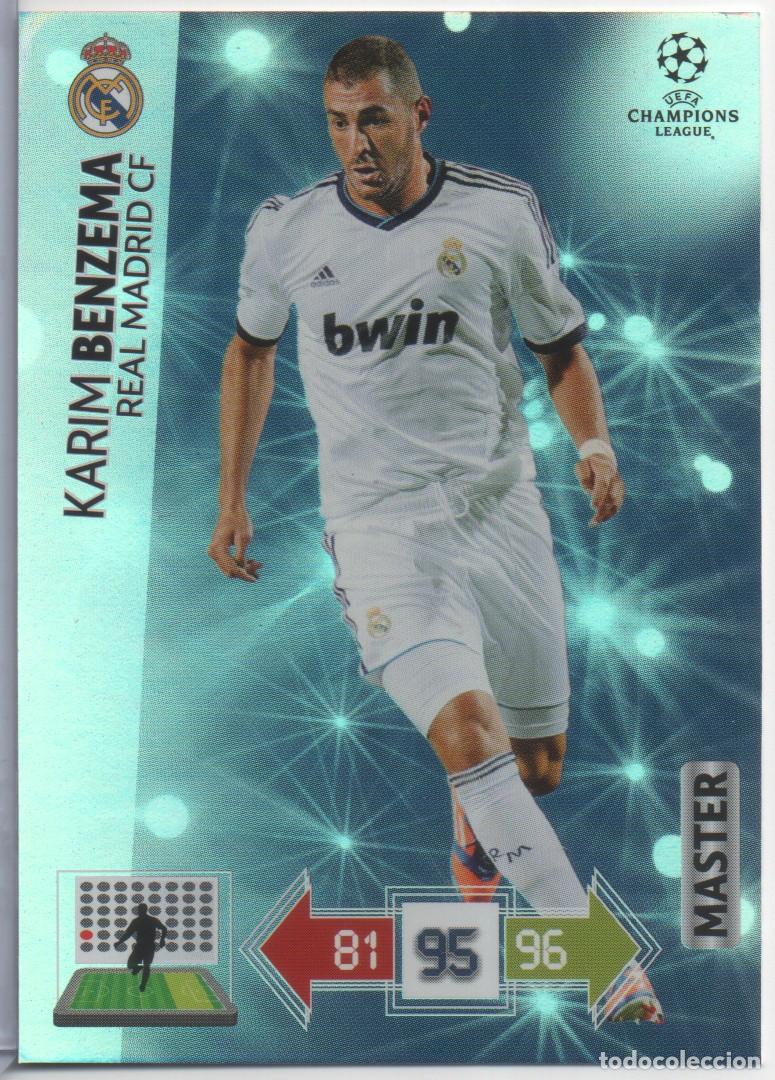 Trading Cards: Karim Benzema (Real Madrid) Master Adrenalyn XL Champions 2012-13 de Panini
