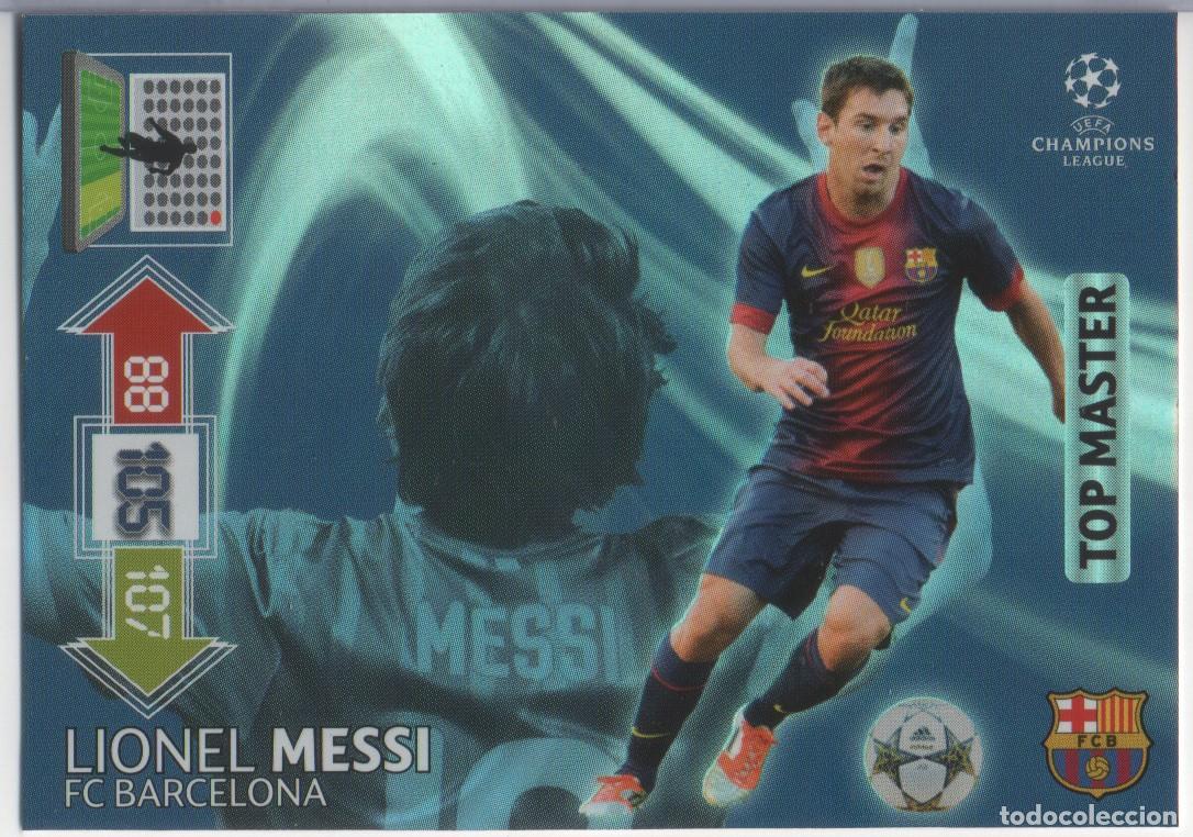 Trading Cards: Lionel Messi (FC Barcelona) Top Master Adrenalyn XL Champions 2012-13 de Panini