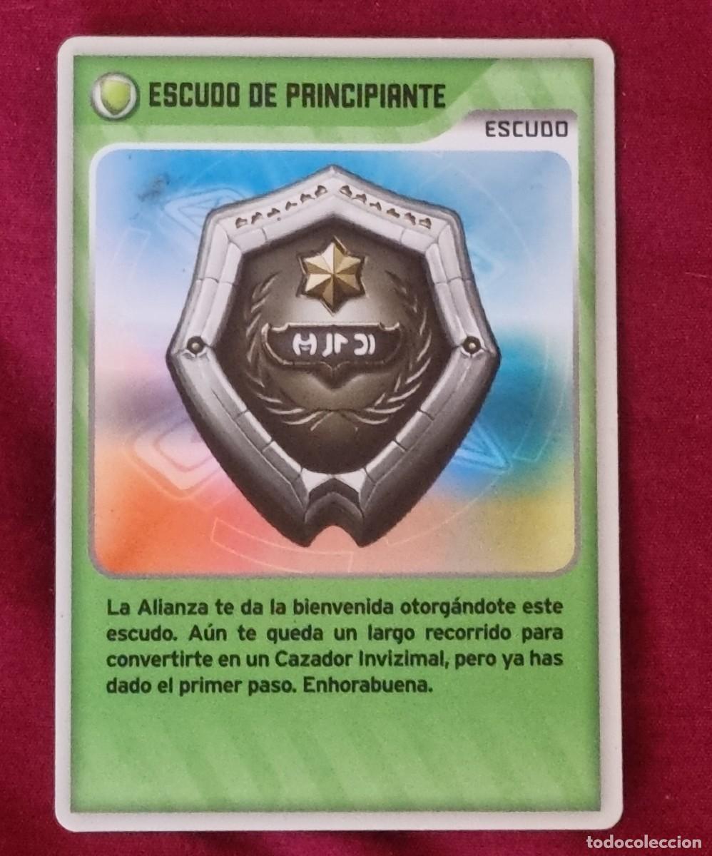 Trading Cards: PANINI - INVIZIMALS - DESAFIOS OCULTOS - 2009 2013 - ESCUDO DE PRINCIPIANTE