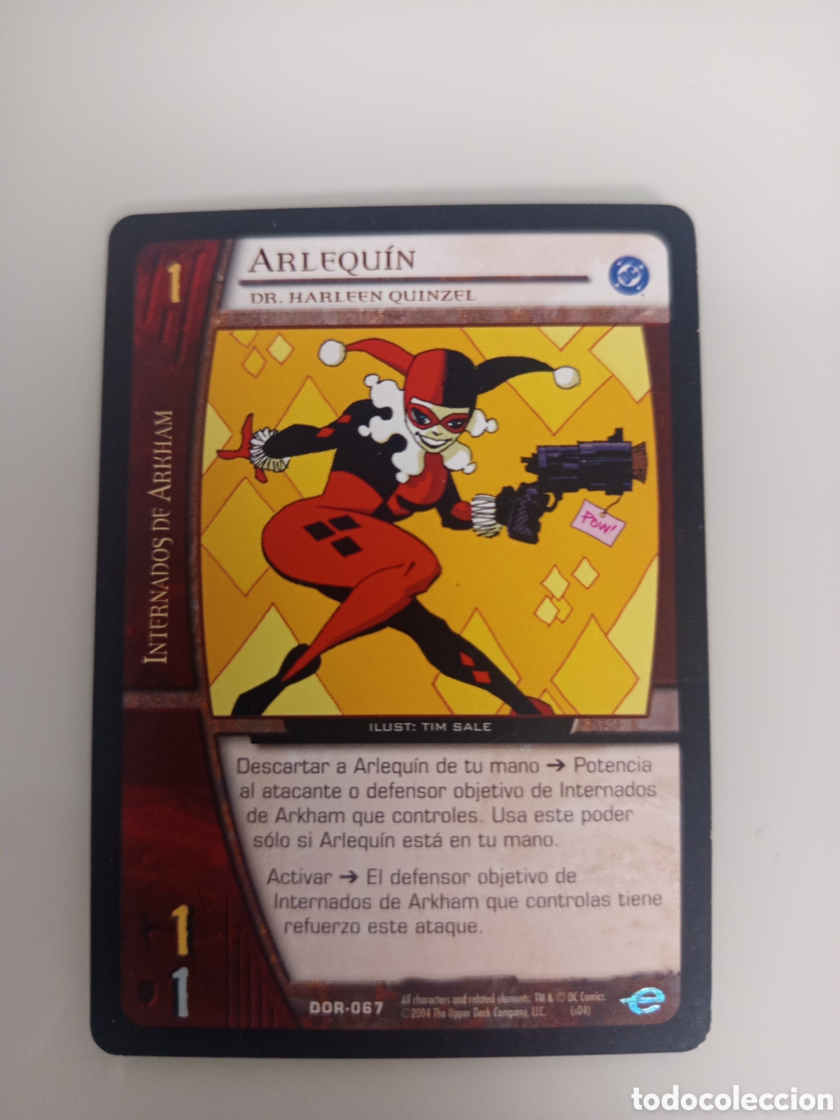 Cartas Colecion&aacute;veis: ❇️ CROMO CARD ARLEQU&Iacute;N VS SYSTEMS SUPERHEROES UPPER DECK ENTERTAINMENT 2004 ❇️
