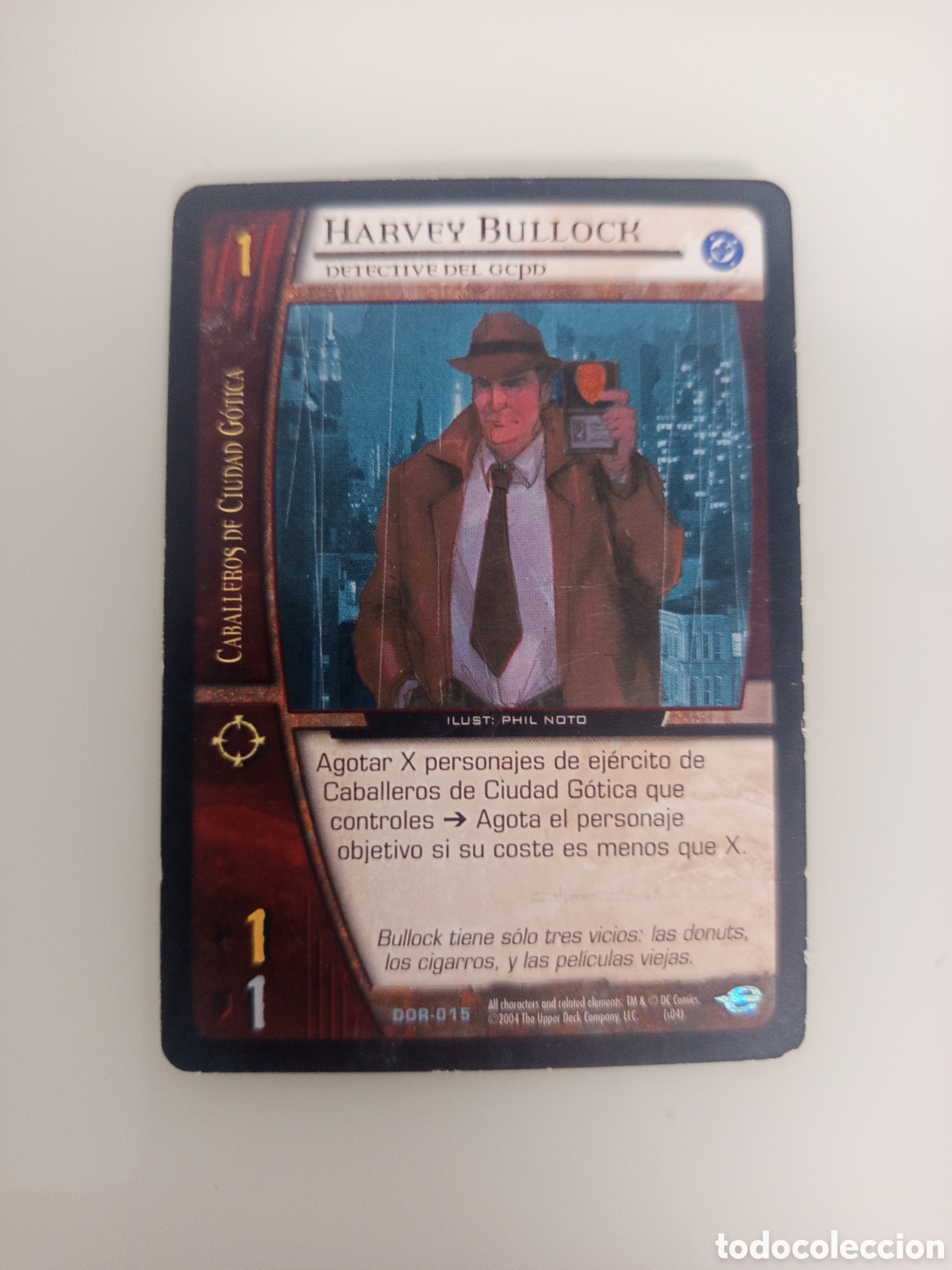 Trading Cards: ❇️ CROMO CARD HARVEY BULLOCK VS SYSTEMS SUPERHEROES UPPER DECK ENTERTAINMENT 2004 ❇️