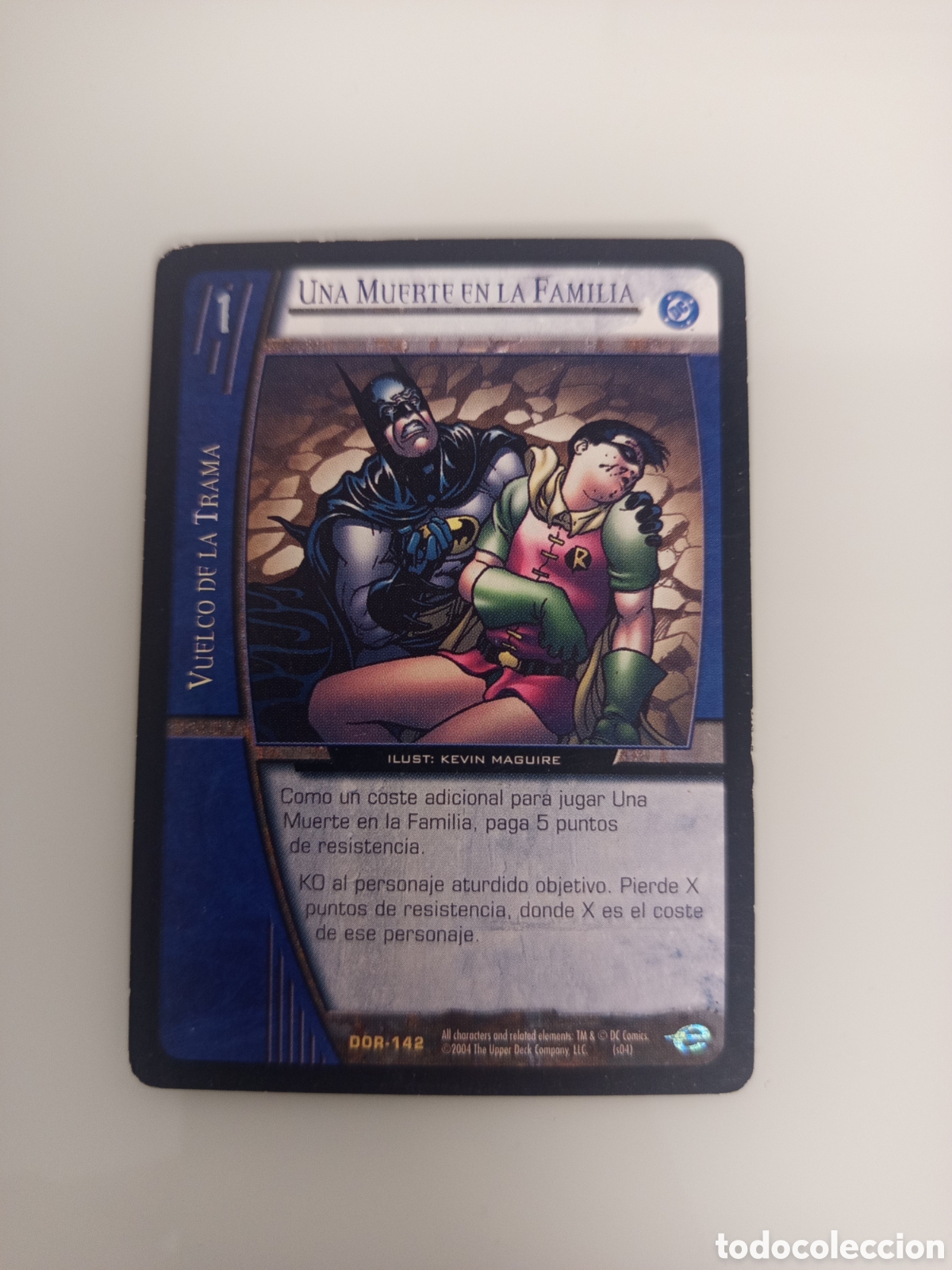 Trading Cards: ❇️ CROMO CARD UNA MUERTE EN LA FAMILIA VS SYSTEMS SUPERHEROES UPPER DECK ENTERTAINMENT 2004 ❇️