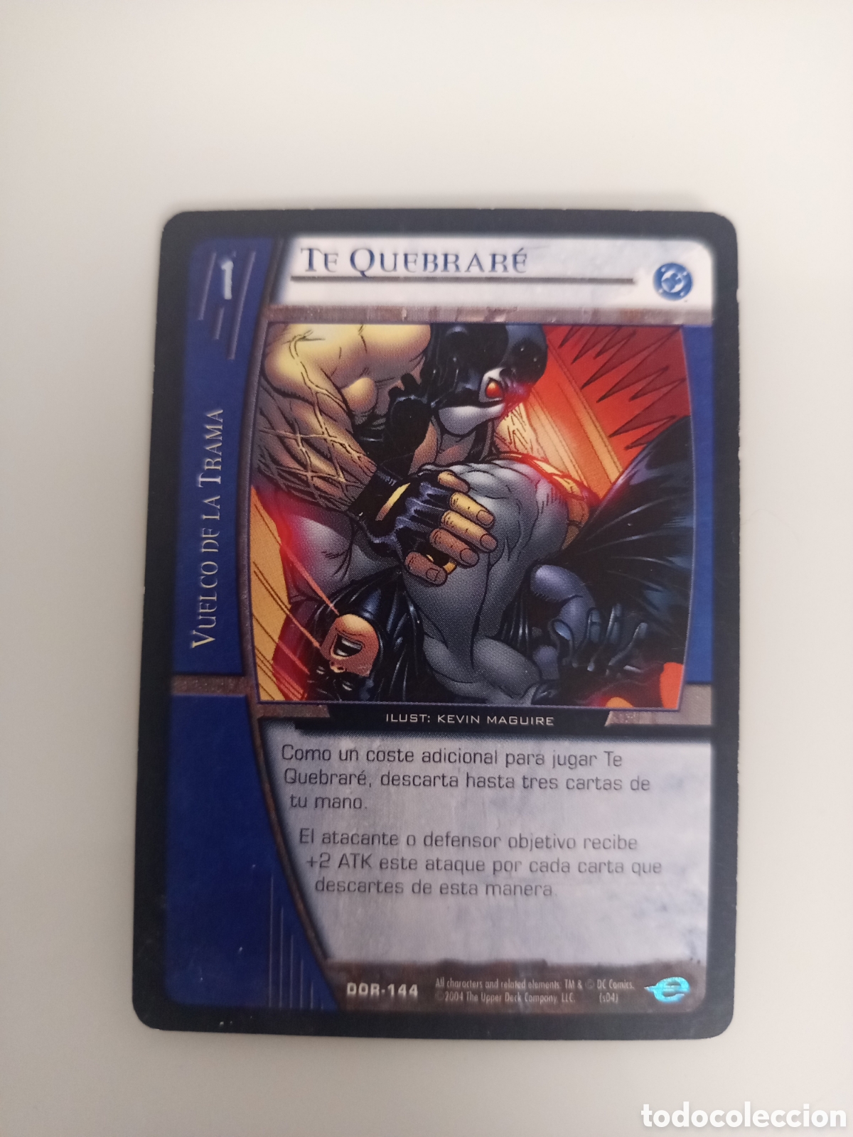 Trading Cards: ❇️ CROMO CARD TE QUEBRAR&Eacute; VS SYSTEMS SUPERHEROES UPPER DECK ENTERTAINMENT 2004 ❇️