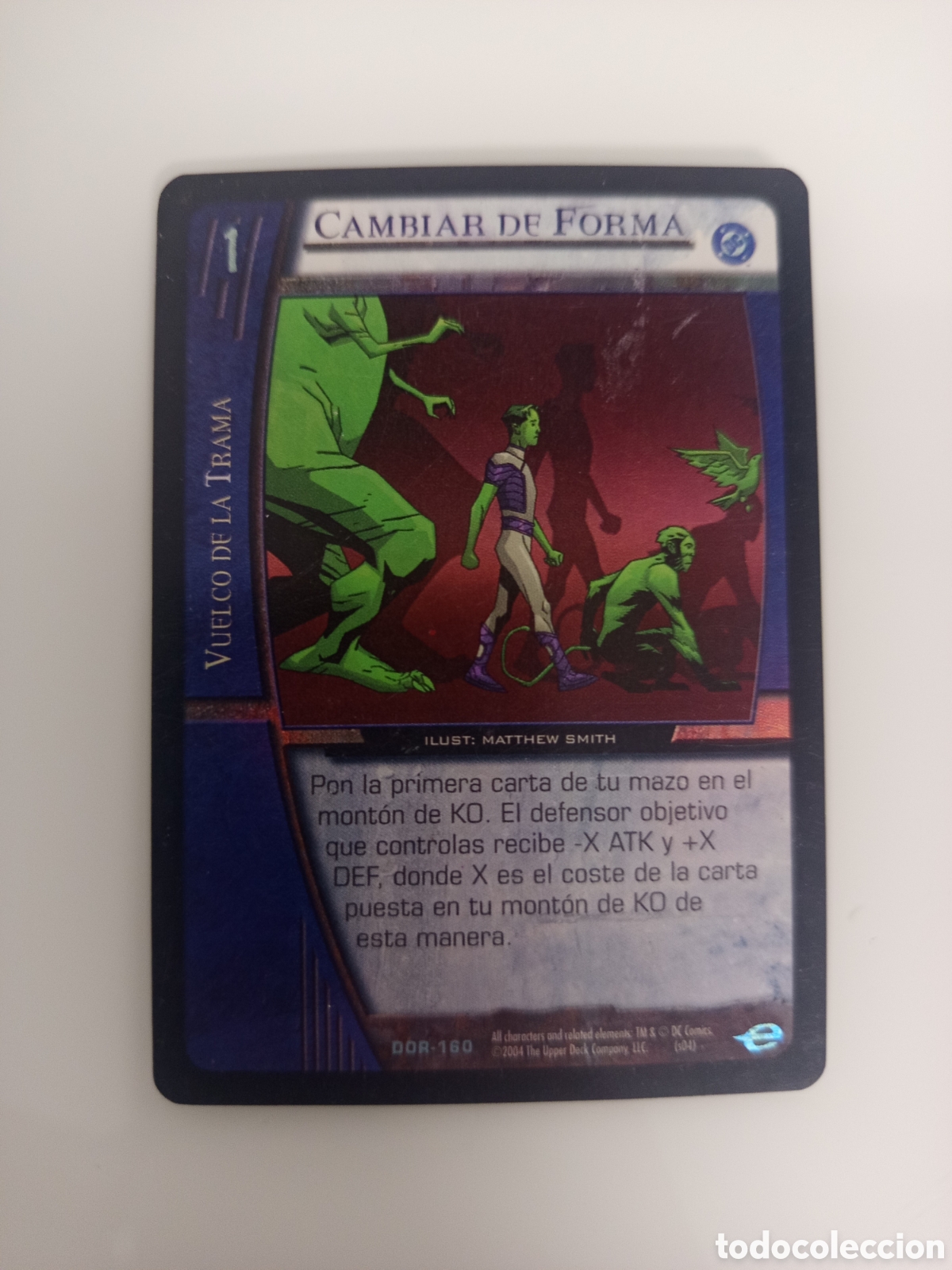 Trading Cards: ❇️ CROMO CARD CAMBIAR DE FORMA VS SYSTEMS SUPERHEROES UPPER DECK ENTERTAINMENT 2004 ❇️