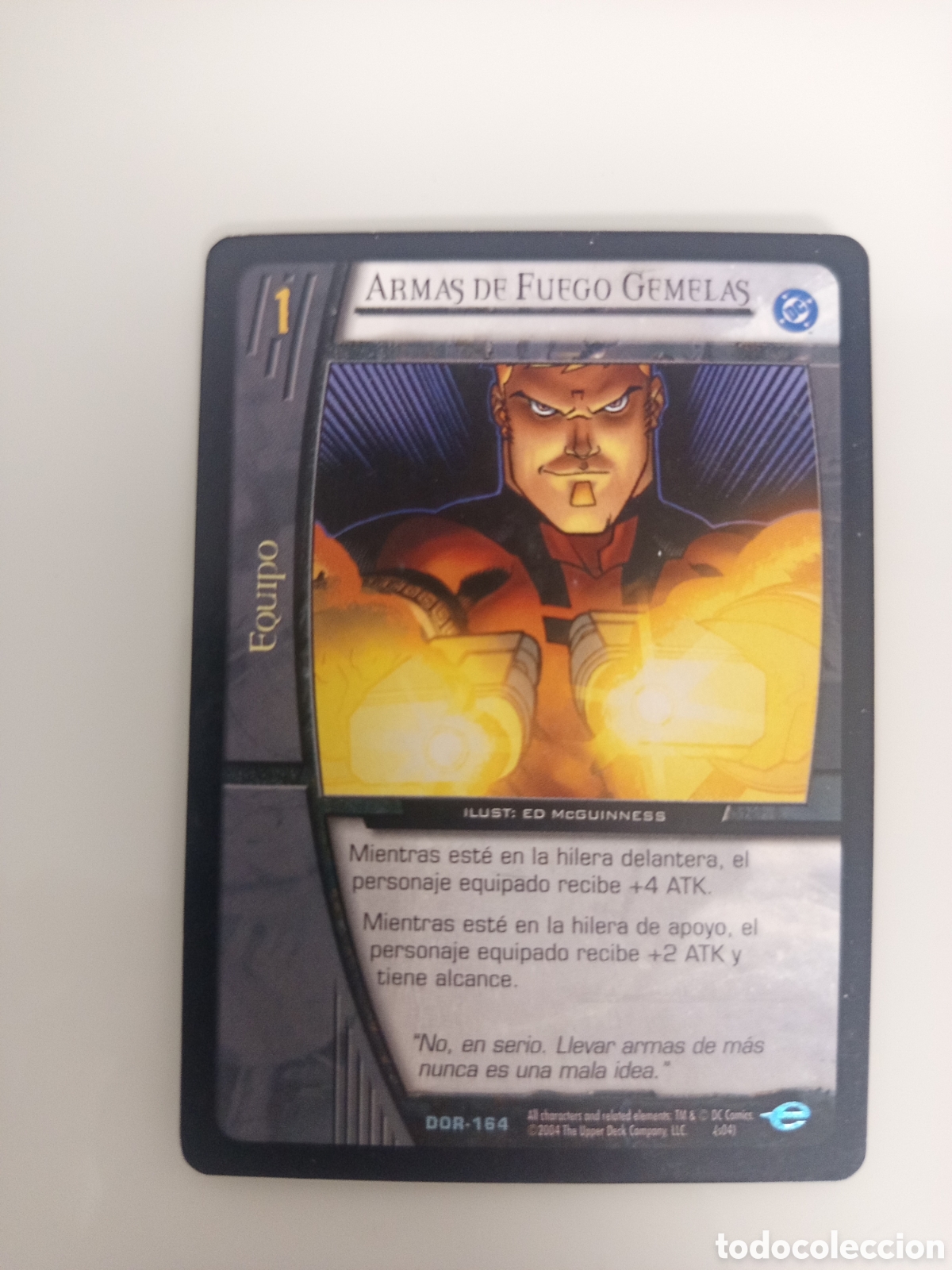 Trading Cards: ❇️ CROMO CARD ARMAS DE FUEGO GEMELAS VS SYSTEMS SUPERHEROES UPPER DECK ENTERTAINMENT 2004 ❇️