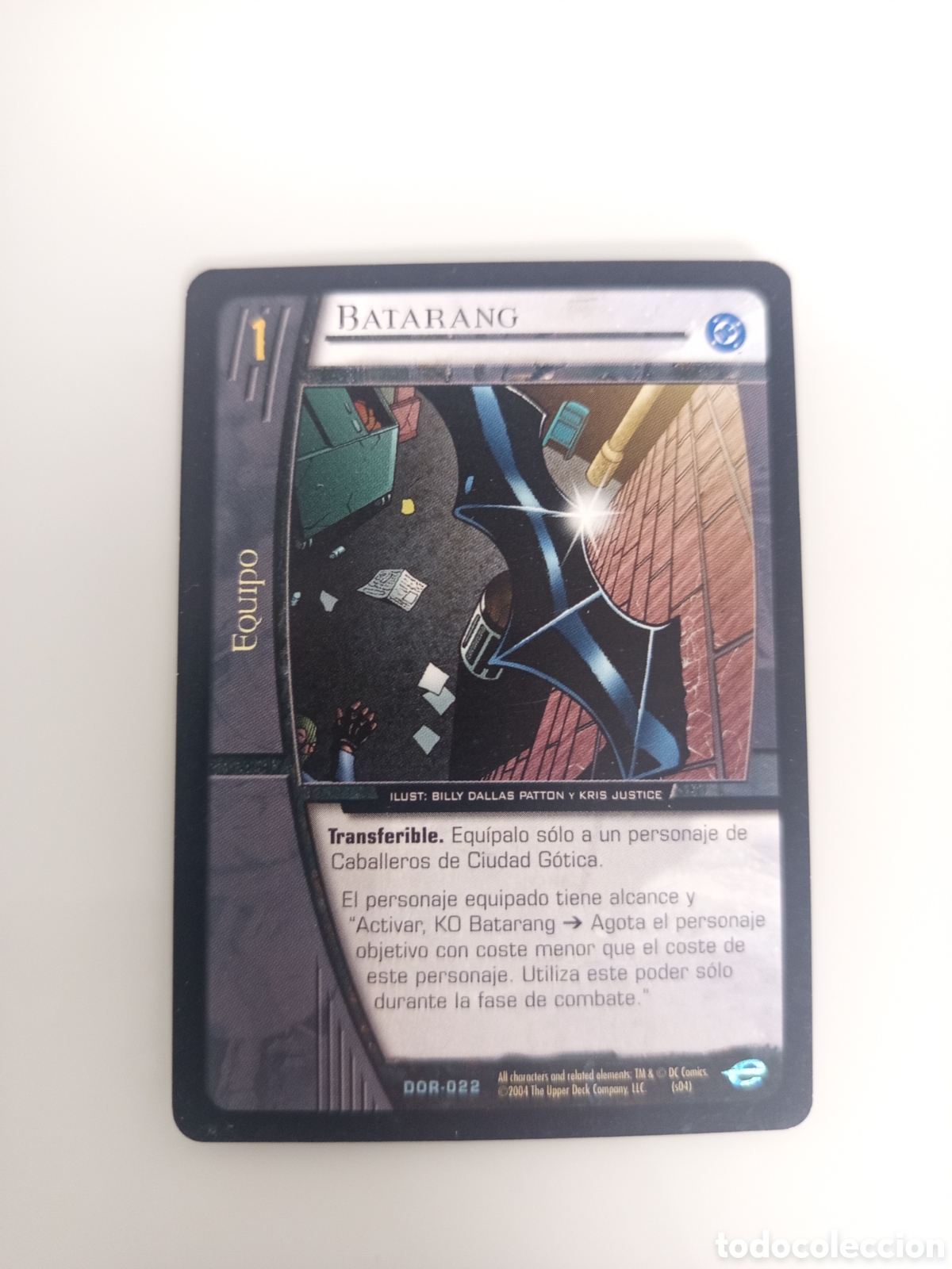 Trading Cards: ❇️ CROMO CARD BATARANG VS SYSTEMS SUPERHEROES UPPER DECK ENTERTAINMENT 2004 ❇️