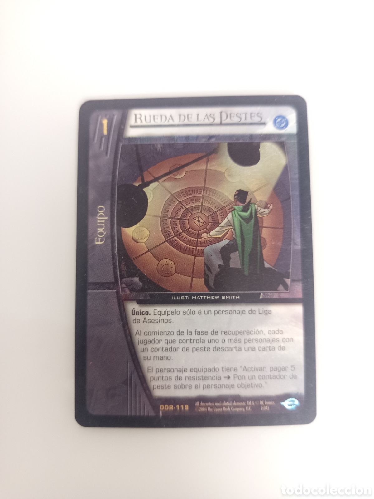 Trading Cards: ❇️ CROMO CARD RUEDA DE LAS PESTES VS SYSTEMS SUPERHEROES UPPER DECK ENTERTAINMENT 2004 ❇️