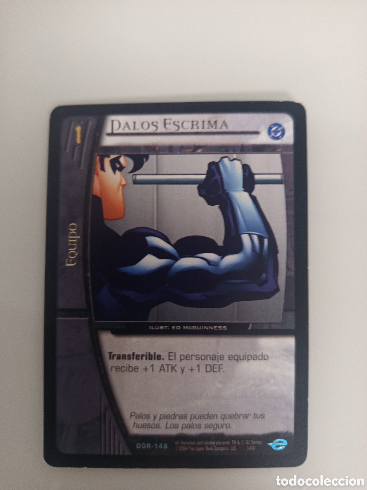 Trading Cards: ❇️ CROMO CARD PALOS ESGRIMA VS SYSTEMS SUPERHEROES UPPER DECK ENTERTAINMENT 2004 ❇️