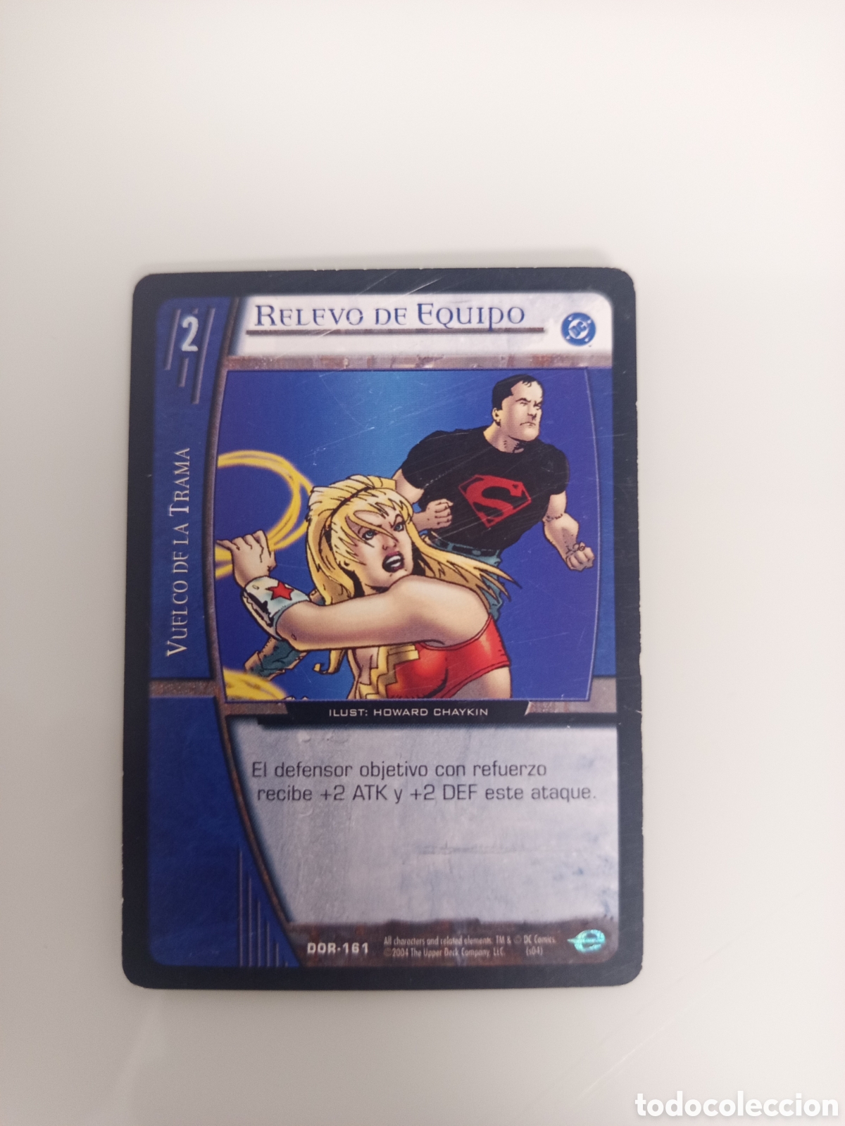 Trading Cards: ❇️ CROMO CARD RELEVO DE EQUIPO VS SYSTEMS SUPERHEROES UPPER DECK ENTERTAINMENT 2004 ❇️