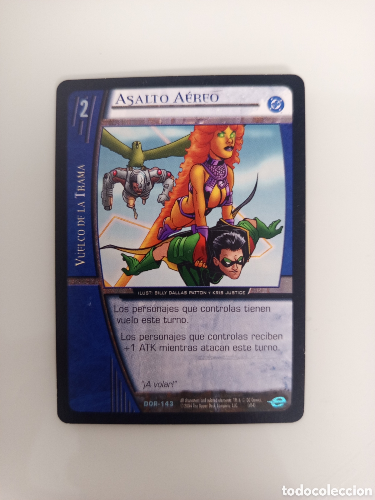 Trading Cards: ❇️ CROMO CARD ASALTO A&Eacute;REO VS SYSTEMS SUPERHEROES UPPER DECK ENTERTAINMENT 2004 ❇️