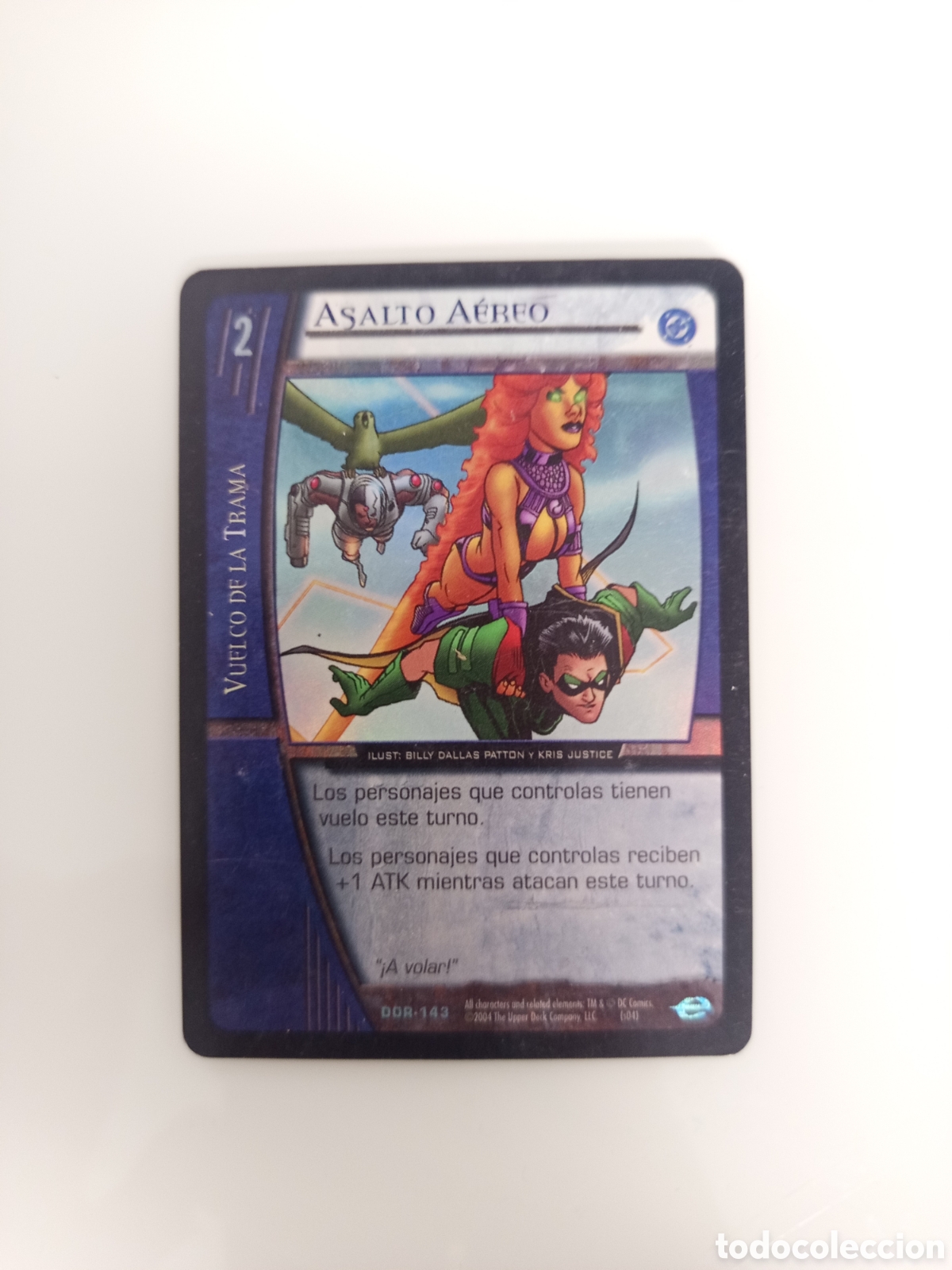 Trading Cards: ❇️ CROMO CARD ASALTO A&Eacute;REO VS SYSTEMS SUPERHEROES UPPER DECK ENTERTAINMENT 2004 ❇️