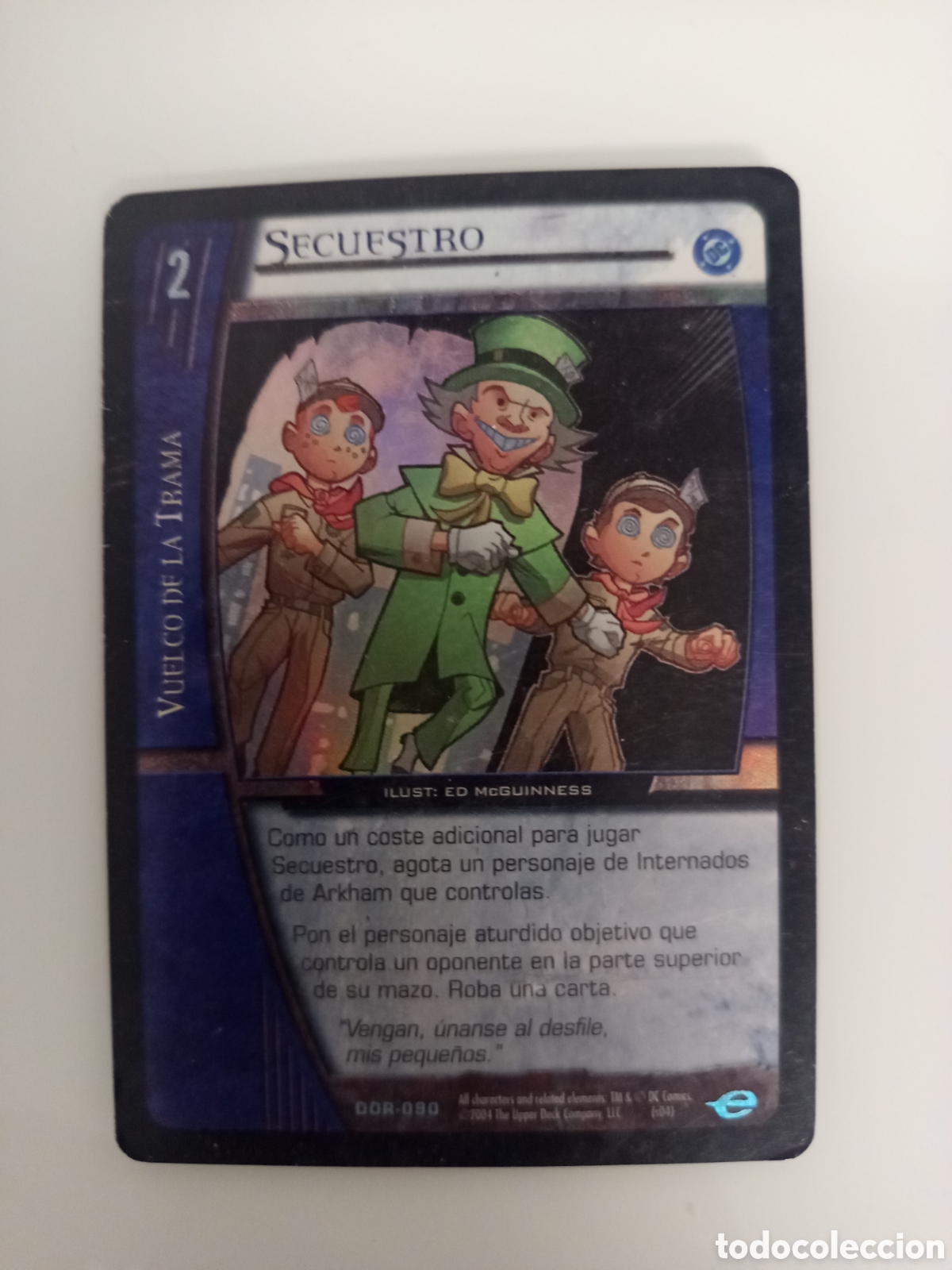 Trading Cards: ❇️ CROMO CARD SECUESTRO VS SYSTEMS SUPERHEROES UPPER DECK ENTERTAINMENT 2004 ❇️