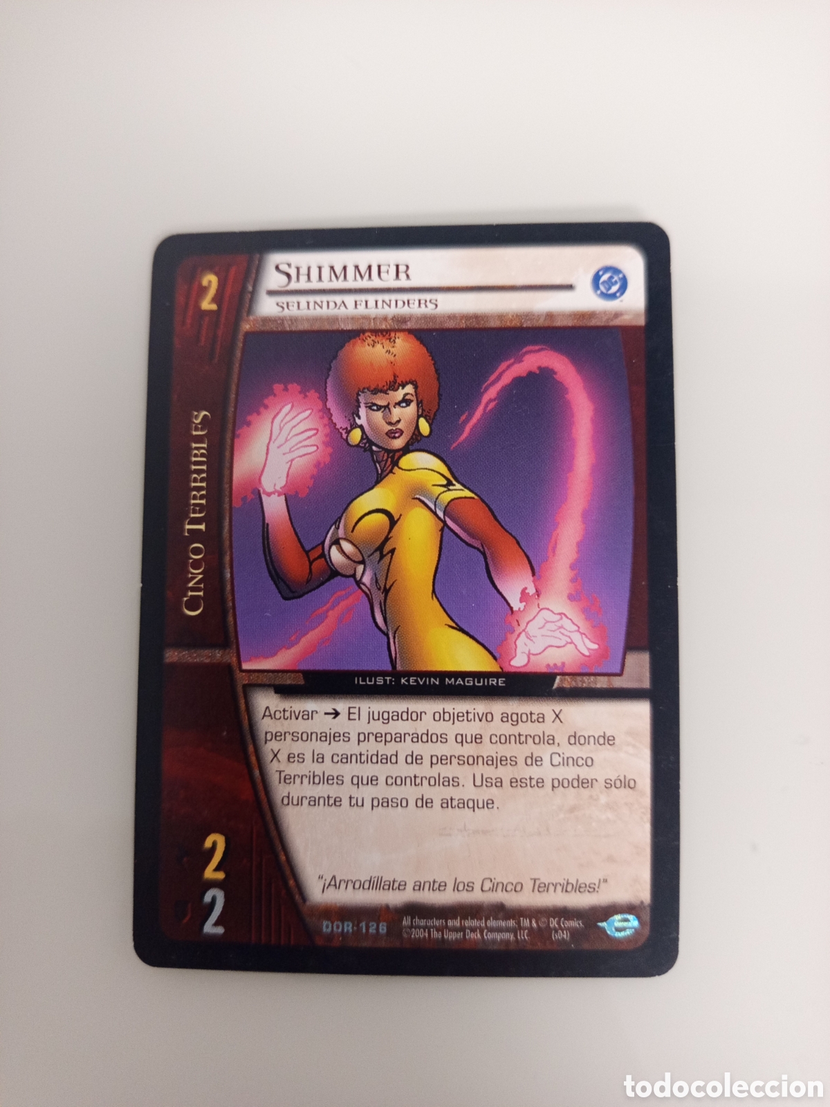 Trading Cards: ❇️ CROMO CARD SHIMMER VS SYSTEMS SUPERHEROES UPPER DECK ENTERTAINMENT 2004 ❇️