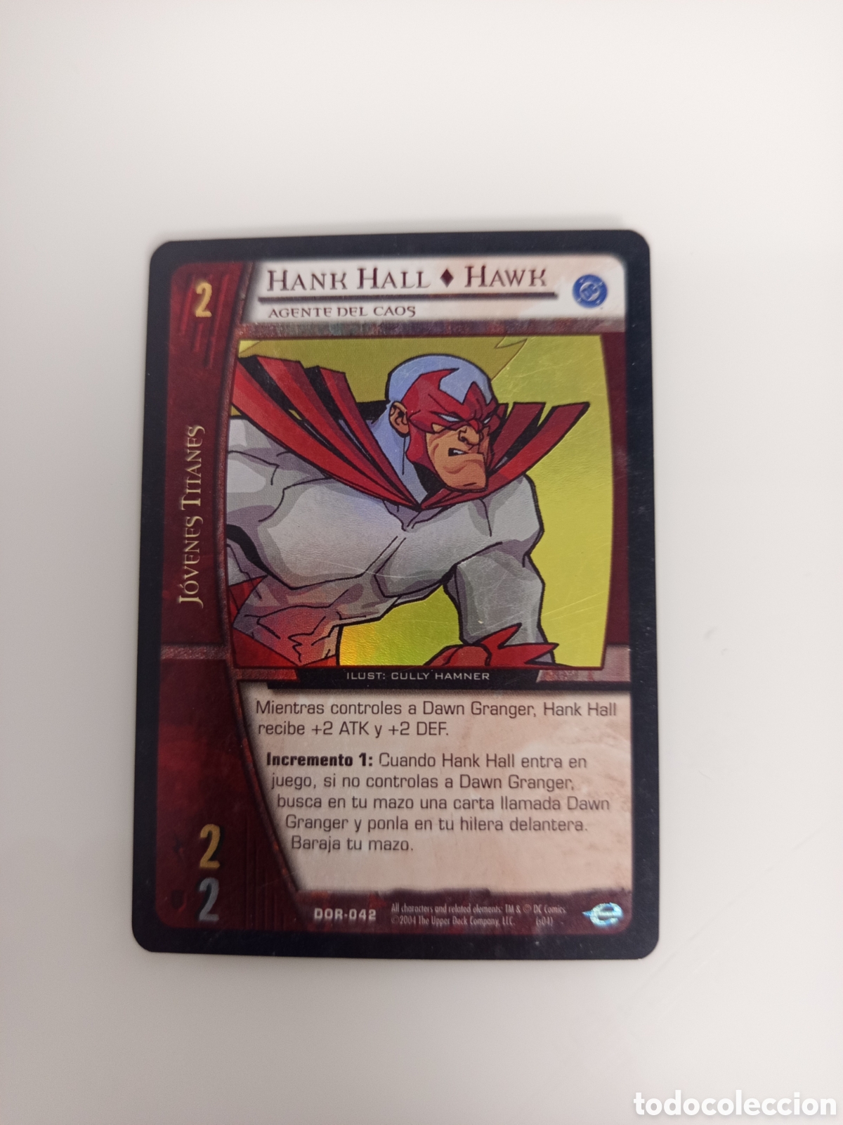 Trading Cards: ❇️ CROMO CARD HANK HALL HAWK VS SYSTEMS SUPERHEROES UPPER DECK ENTERTAINMENT 2004 ❇️
