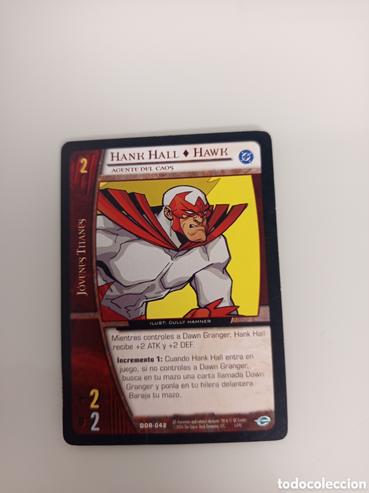 Trading Cards: ❇️ CROMO CARD HANK HALL HAWK VS SYSTEMS SUPERHEROES UPPER DECK ENTERTAINMENT 2004 ❇️