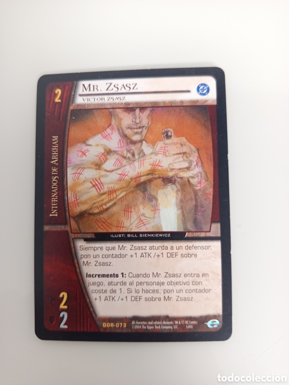 Trading Cards: ❇️ CROMO CARD MR. ZSASZ VS SYSTEMS SUPERHEROES UPPER DECK ENTERTAINMENT 2004 ❇️
