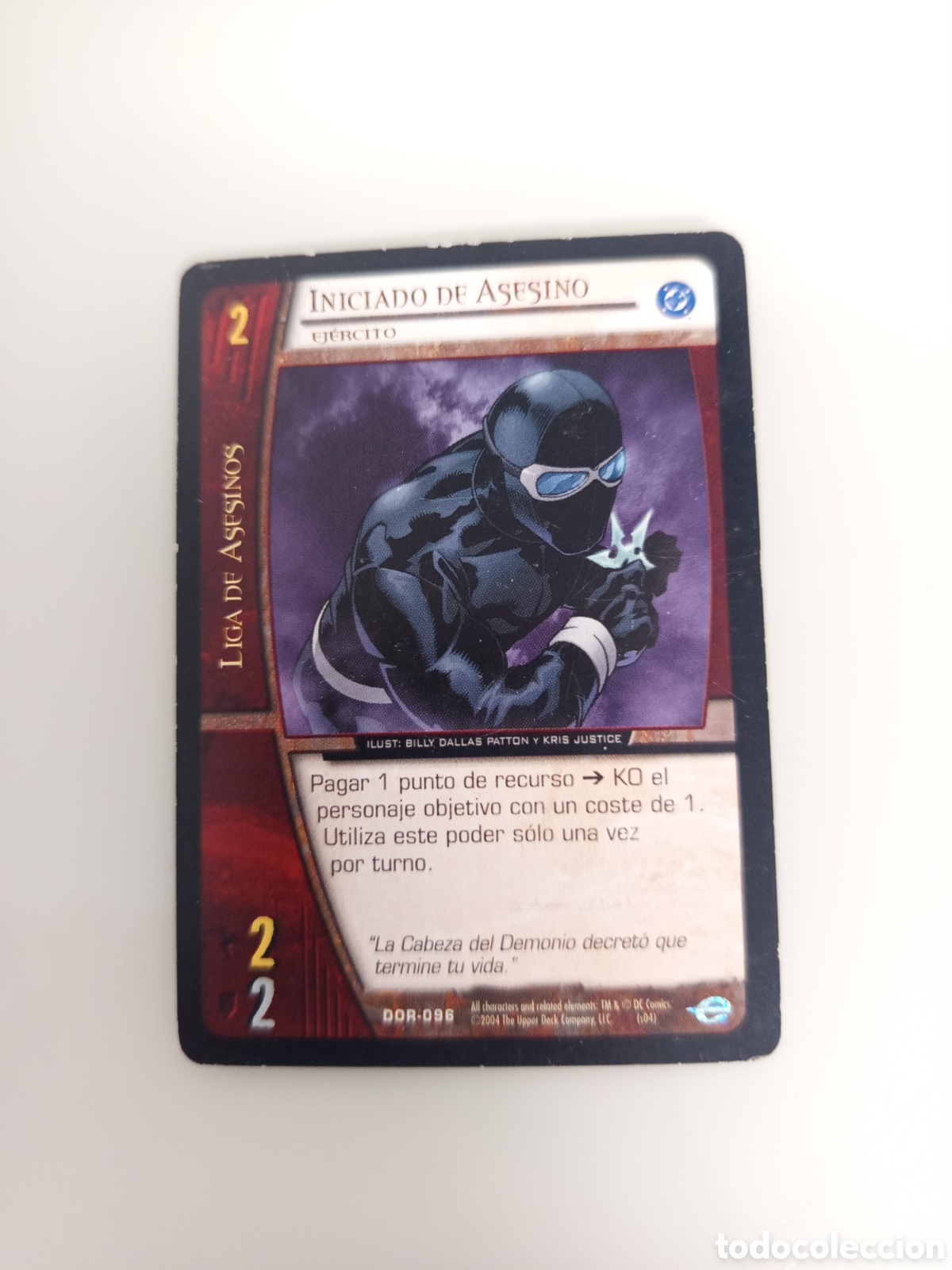 Trading Cards: ❇️ CROMO CARD INICIADO DE ASESINO VS SYSTEMS SUPERHEROES UPPER DECK ENTERTAINMENT 2004 ❇️