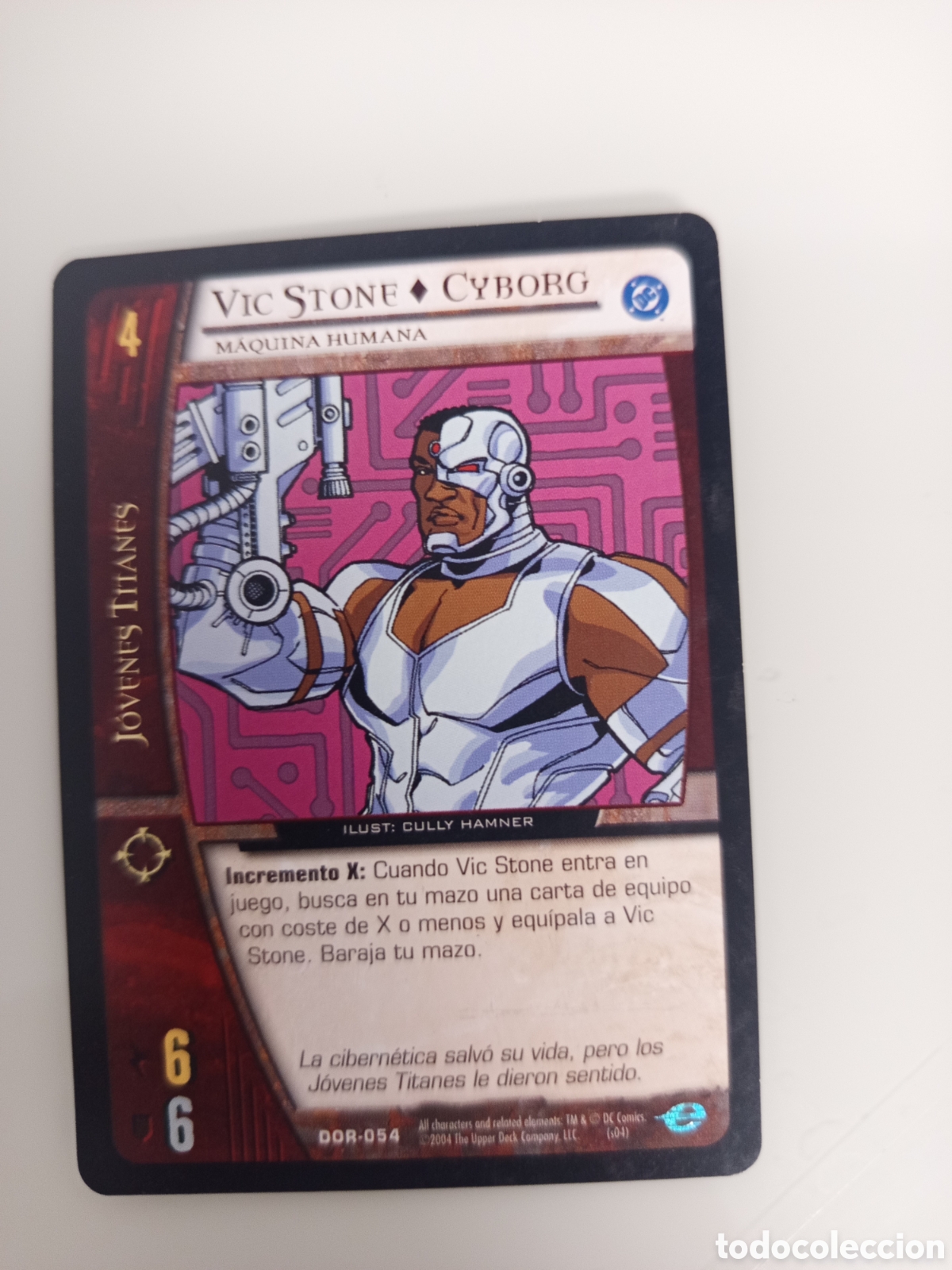 Trading Cards: ❇️ CROMO CARD VIC STONE CYBORG VS SYSTEMS SUPERHEROES UPPER DECK ENTERTAINMENT 2004 ❇️