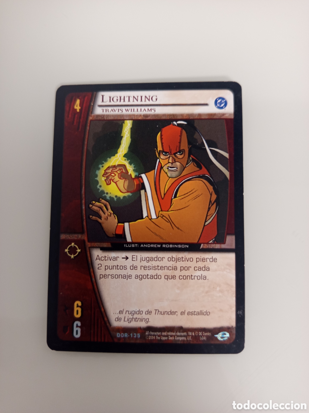 Cartes &agrave; &Eacute;changer: ❇️ CROMO CARD LIGHTNING VS SYSTEMS SUPERHEROES UPPER DECK ENTERTAINMENT 2004 ❇️