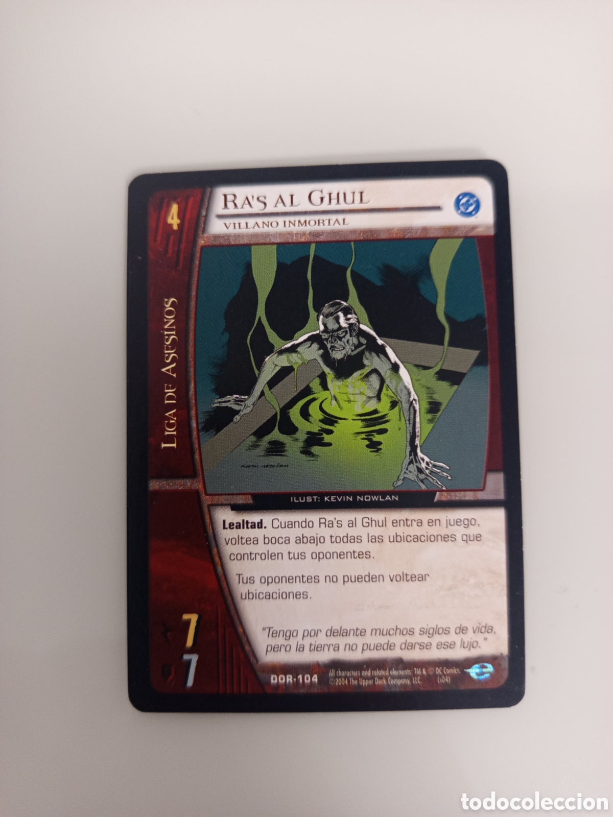 Cartes &agrave; &Eacute;changer: ❇️ CROMO CARD RAS AL GHUL VS SYSTEMS SUPERHEROES UPPER DECK ENTERTAINMENT 2004 ❇️